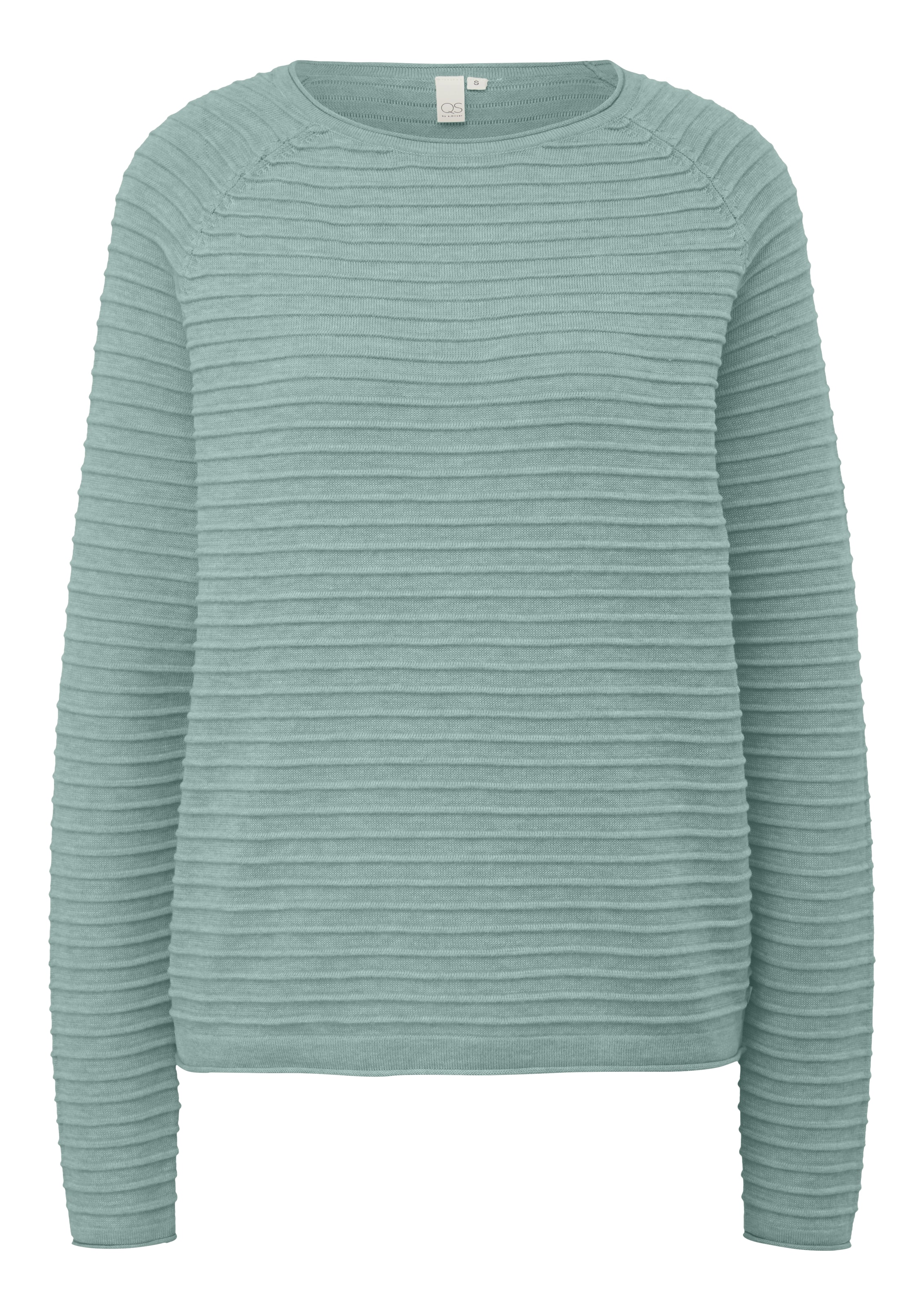 QS Strickpullover, mit Strukturmuster