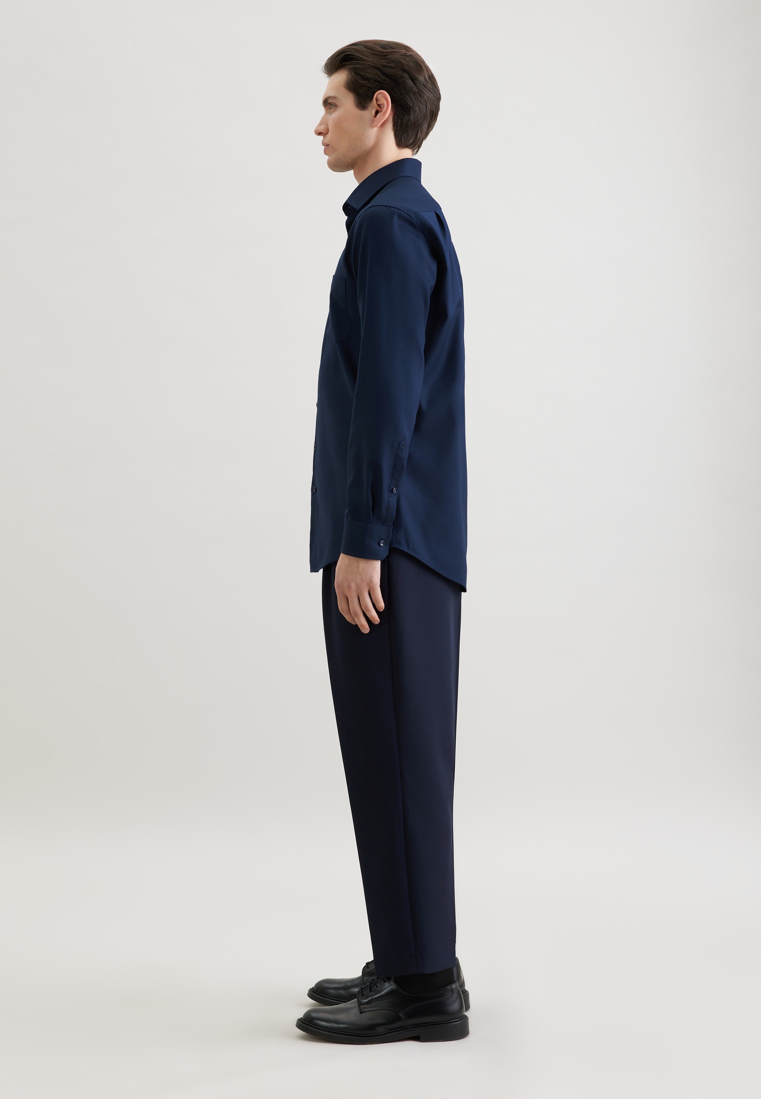 seidensticker Businesshemd »Schwarze Rose« Regular 1/1 Kentkragen Uni