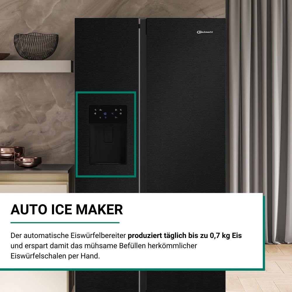 BAUKNECHT Side-by-Side »SBS IW E90 Black«