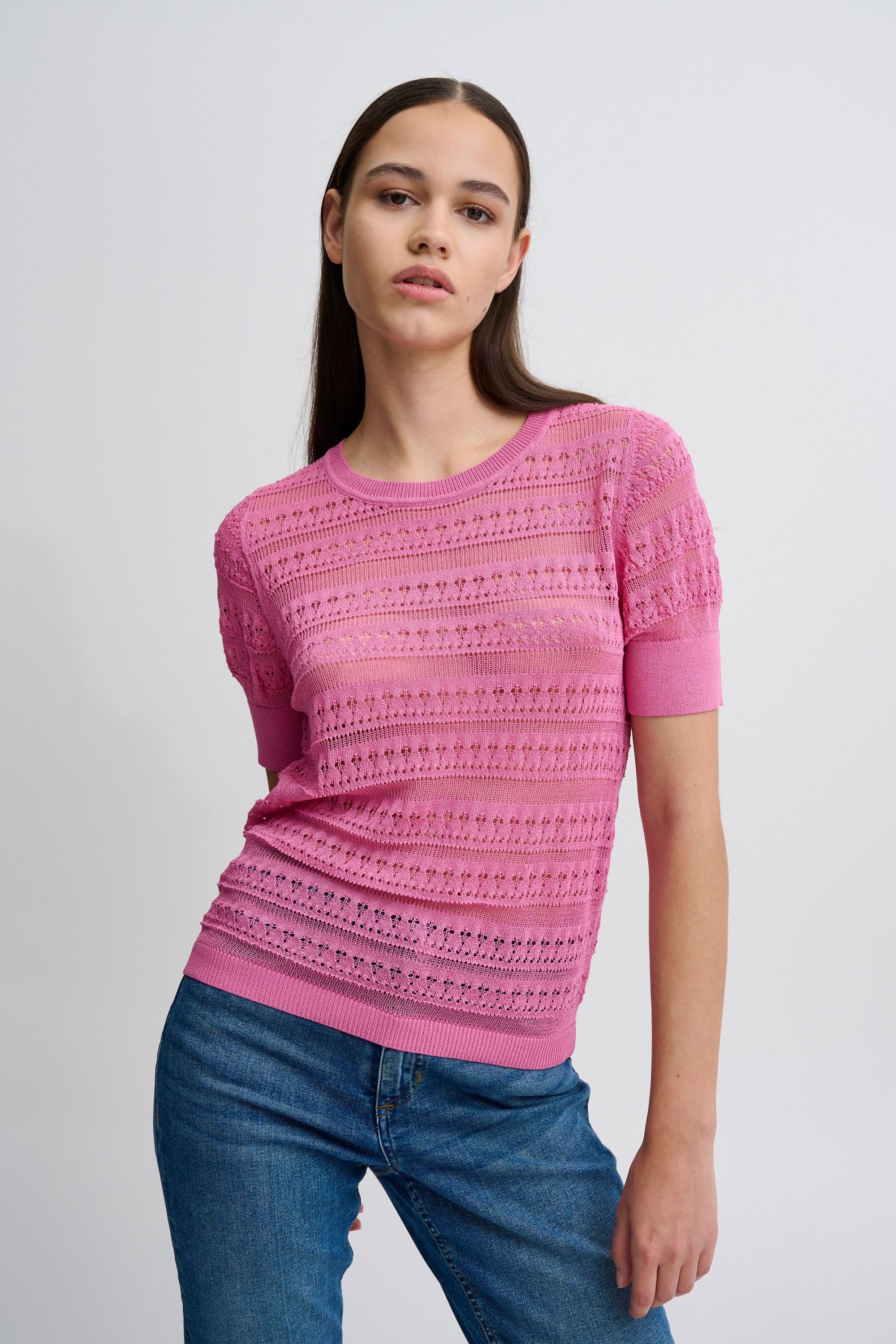 Ichi Strickfleece-Pullover »Strickpullover IHMarinda«