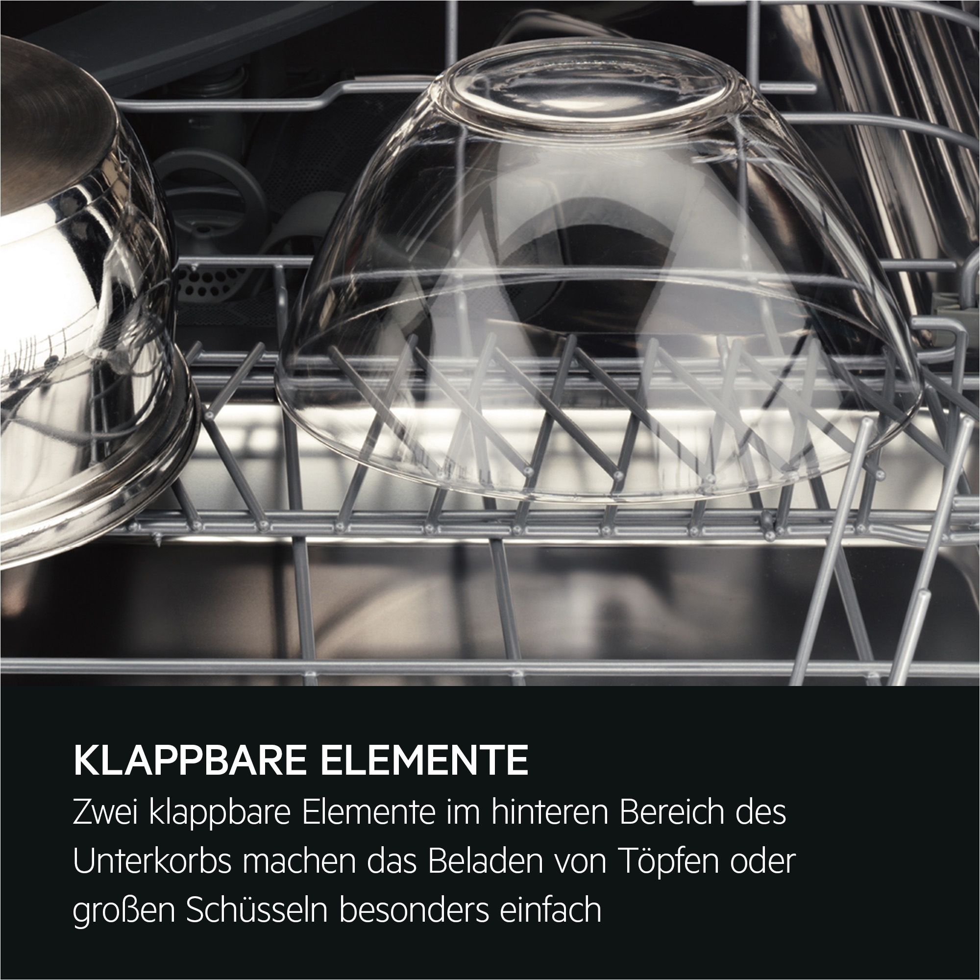 AEG vollintegrierbarer Geschirrspüler 6000 »GI620C2SC« Spülmaschine – starke Sprühabdeckung, viel Platz & sauber