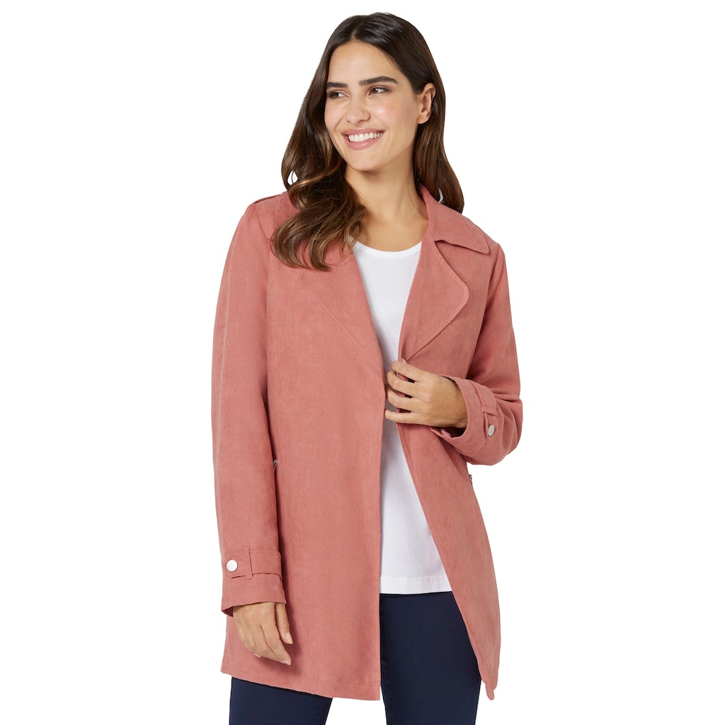 Classic Basics Langjacke, ohne Kapuze