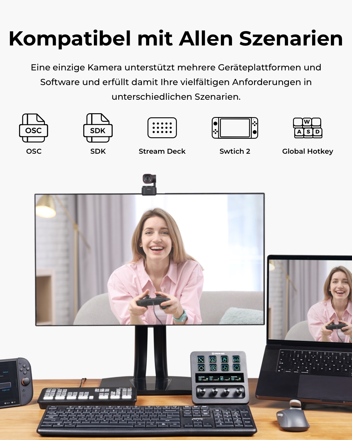 OBSBOT Webcam »TINY 3 Lite« 4K Ultra HD