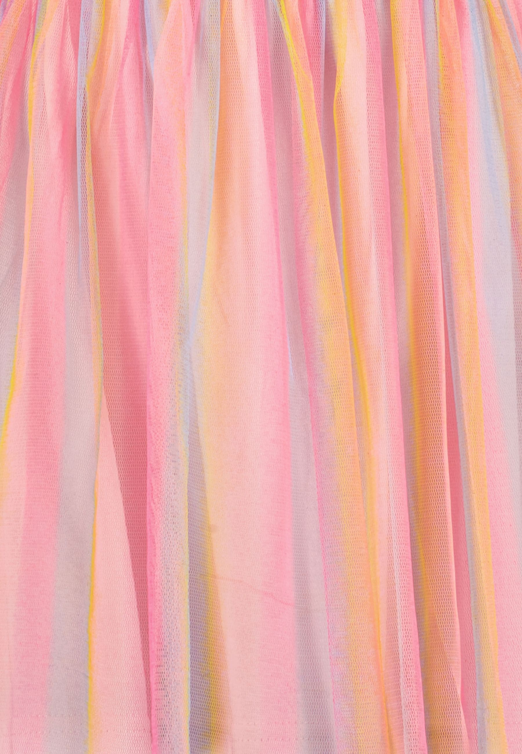 Blue Seven Jerseykleid »Blue Seven Mädchen Tüllkleid mit Regenbogen« Brusttasche