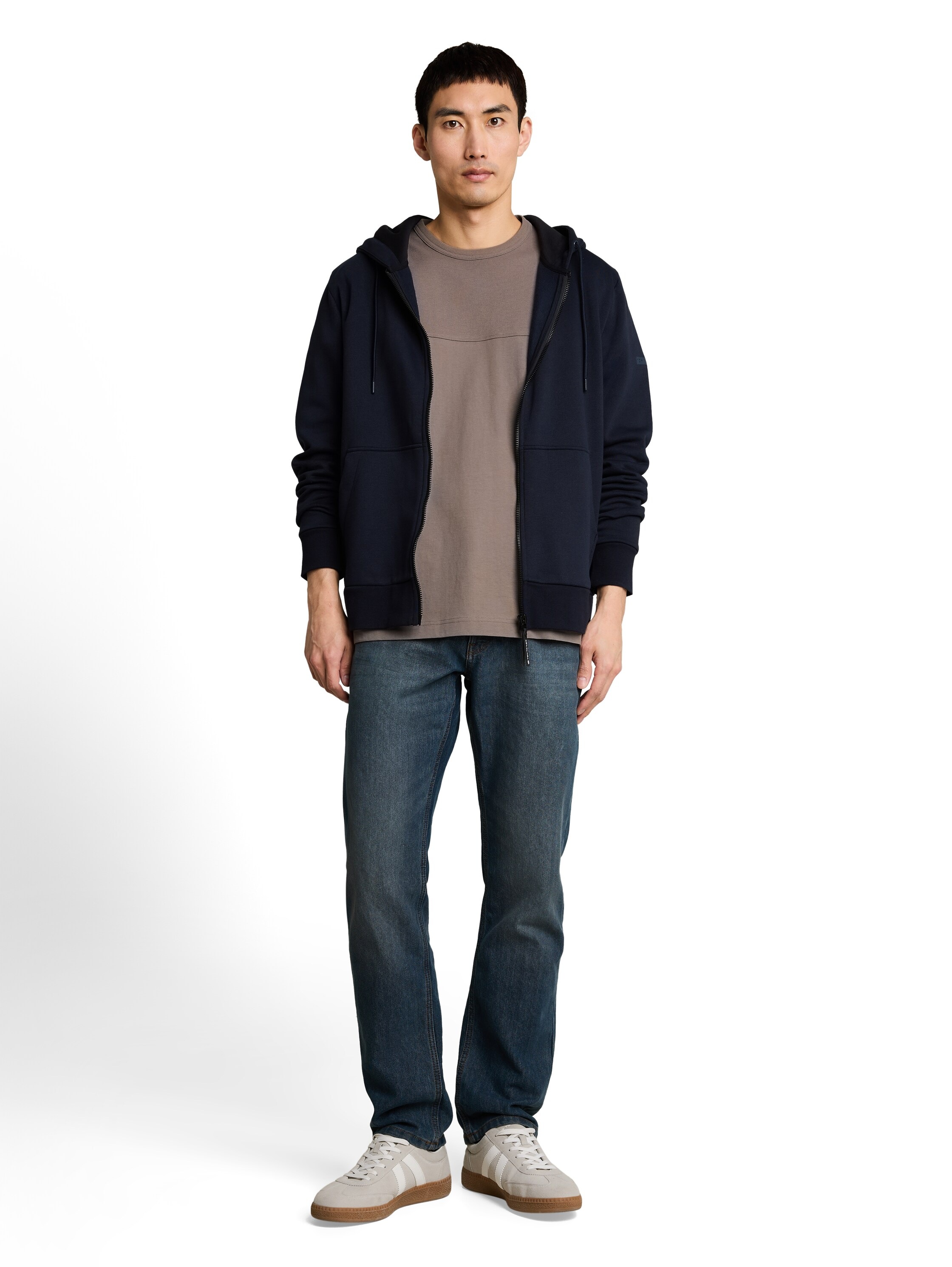 TOM TAILOR Kurzarmshirt Sommershirt mit Struktur-Details