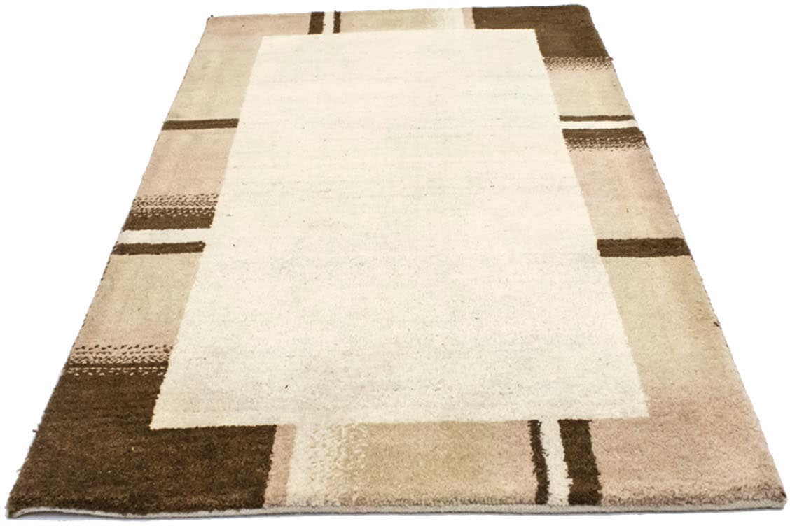 morgenland Wollteppich »Gabbeh Teppich handgeknüpft beige«, rechteckig,  handgeknüpft bestellen bei OTTO