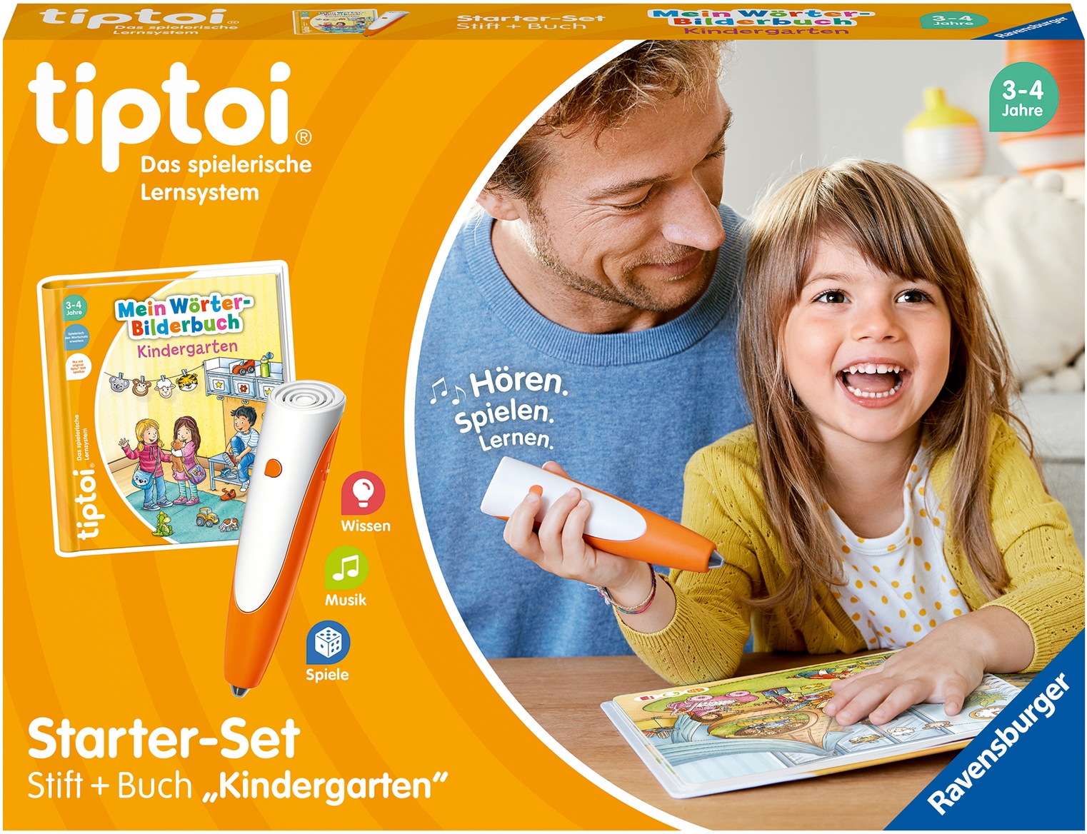Spiel »tiptoi® Starter-Set: Stift und Wörter-Bilderbuch Kindergarten«, Made in Europe,...