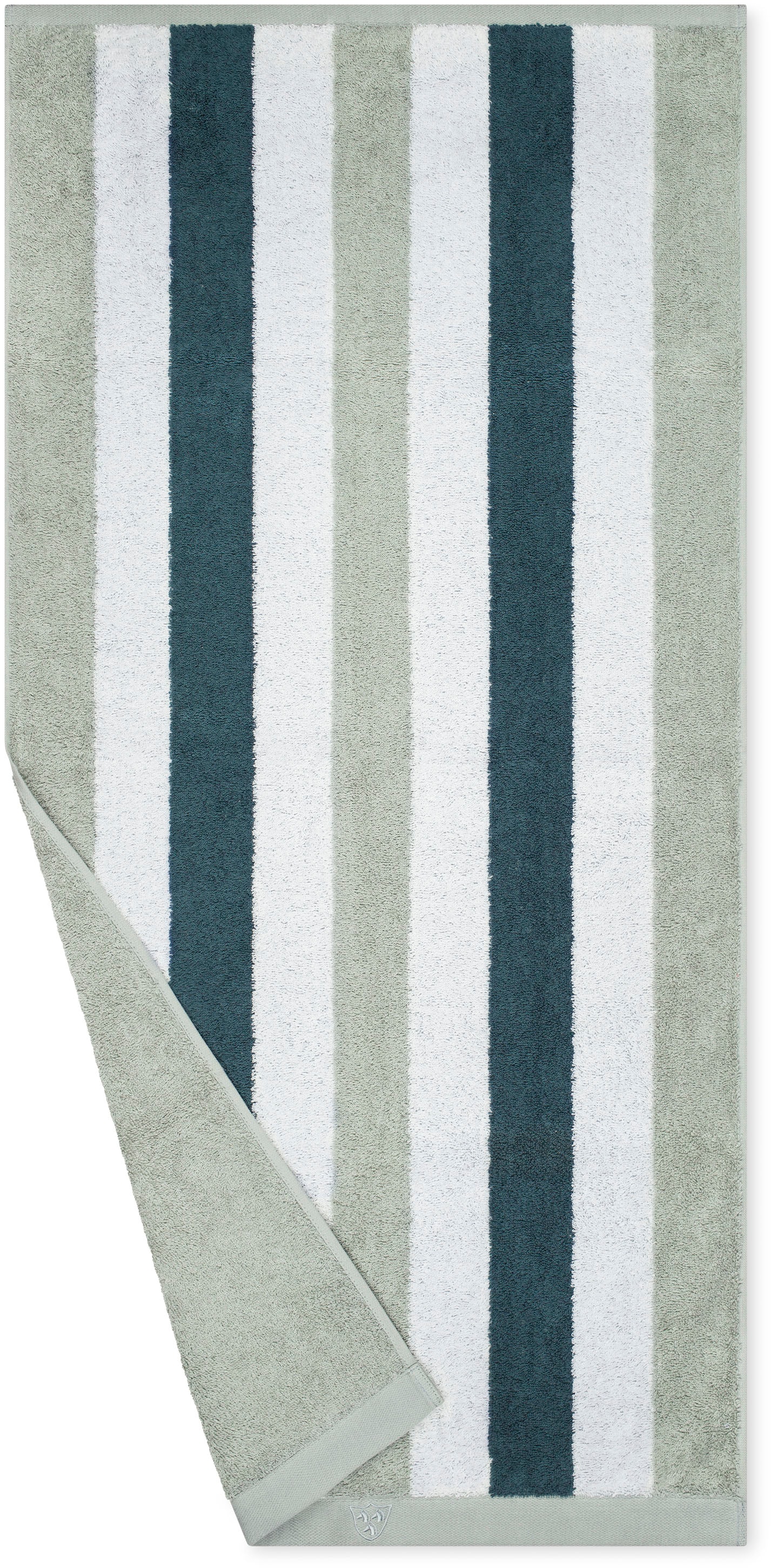 ROSS Duschtuch »Doubleface, Streifen/Uni« aus feinster Baumwolle