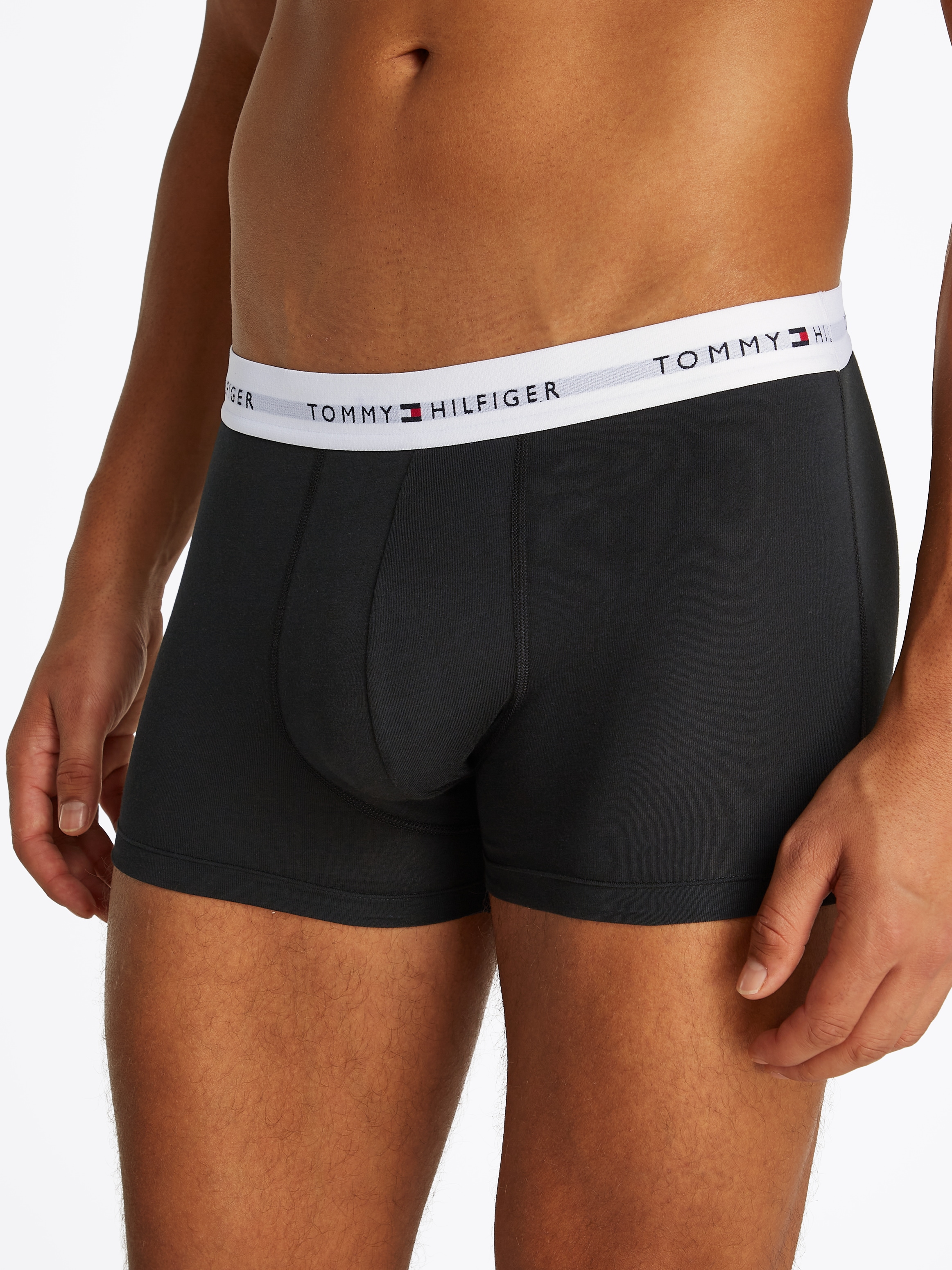 Tommy Hilfiger Underwear Trunk »7P TRUNK«, (Packung, 7 St., 7er), mit Logobund