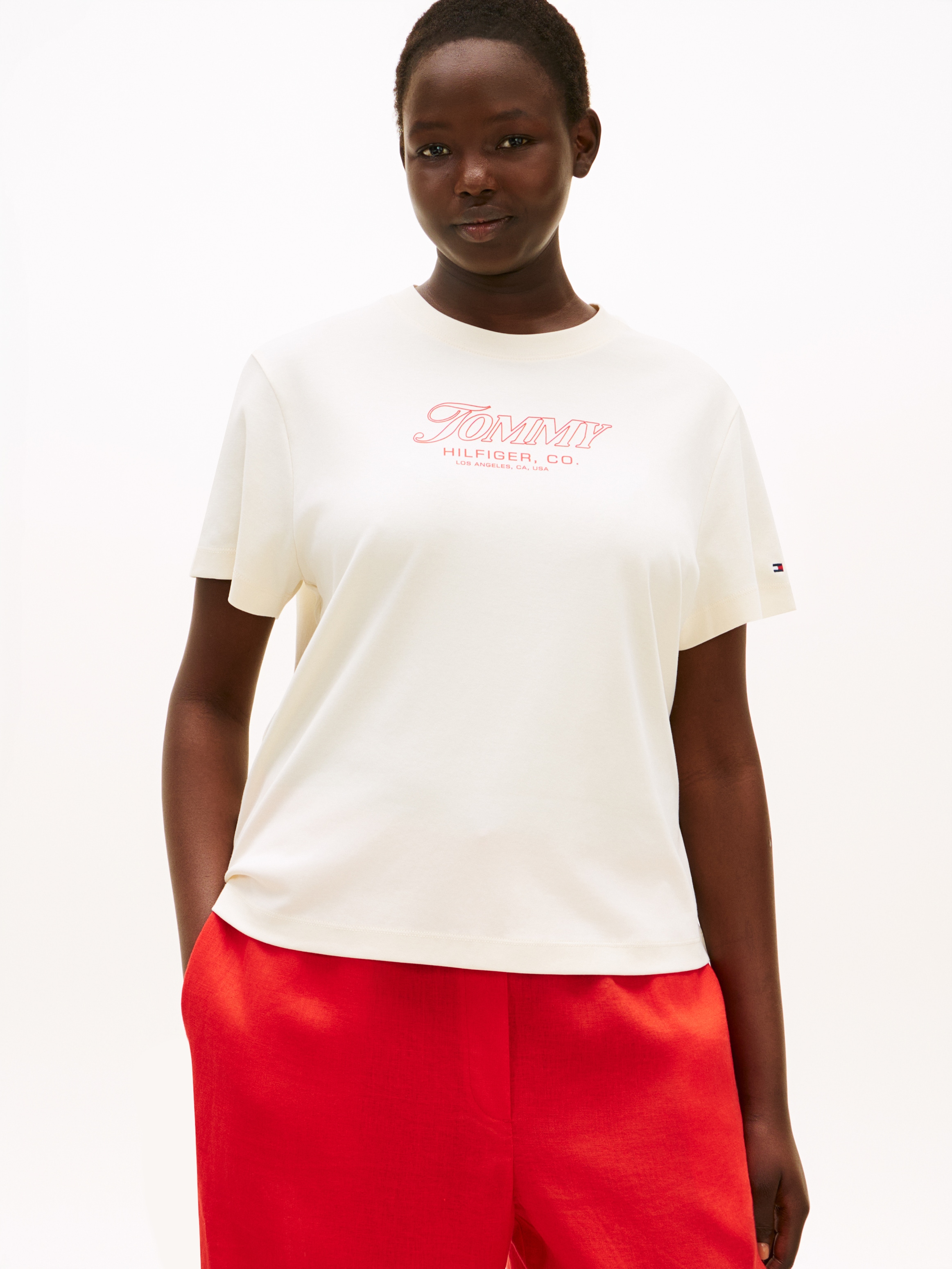 Tommy Hilfiger Curve T-Shirt »CRV FUN GRAPHIC REG C-NK SS TEE« in großen Größen