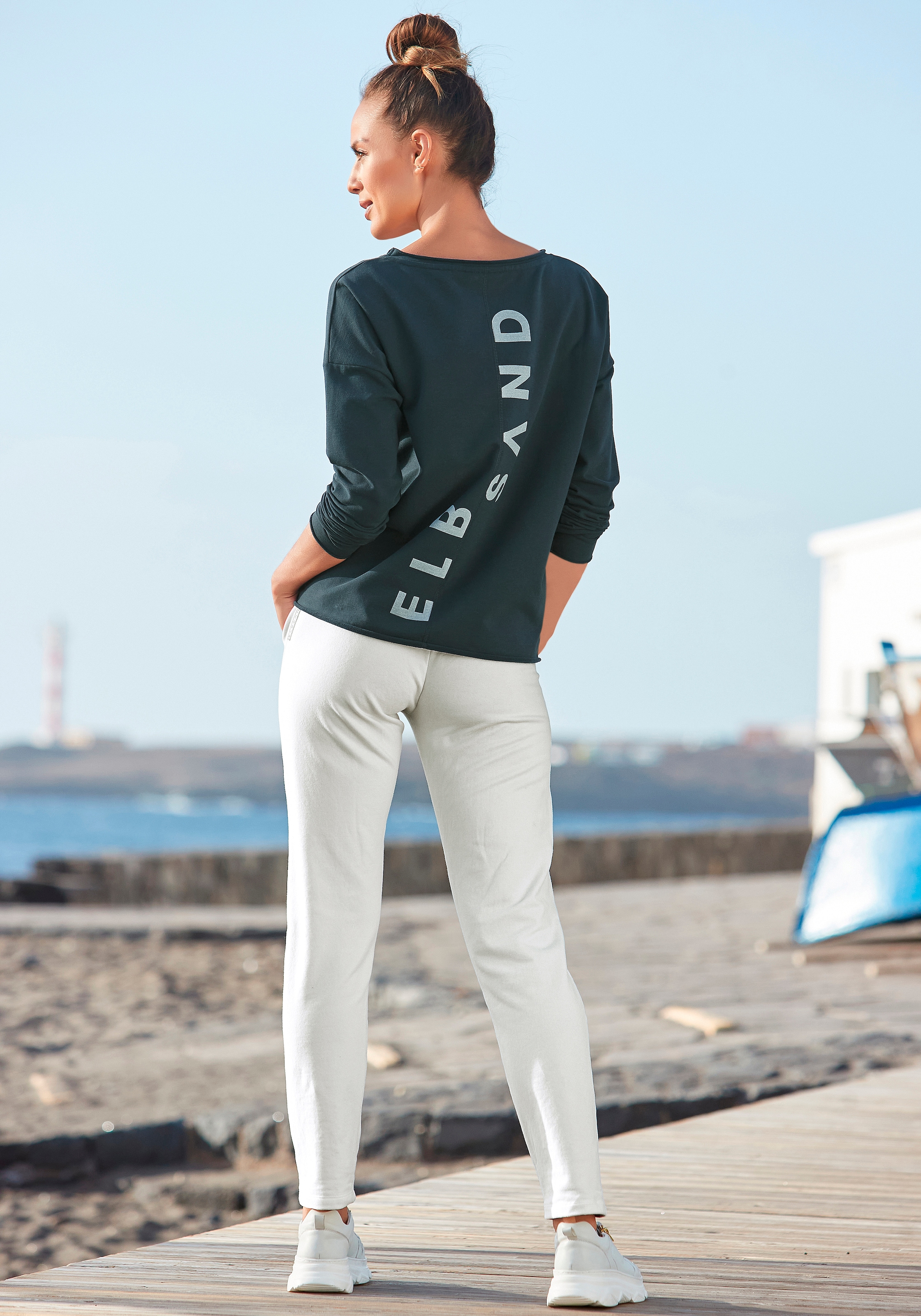 Elbsand Sweatshirt »Raina«, mit Logoprint am Rücken, sportlich-casual