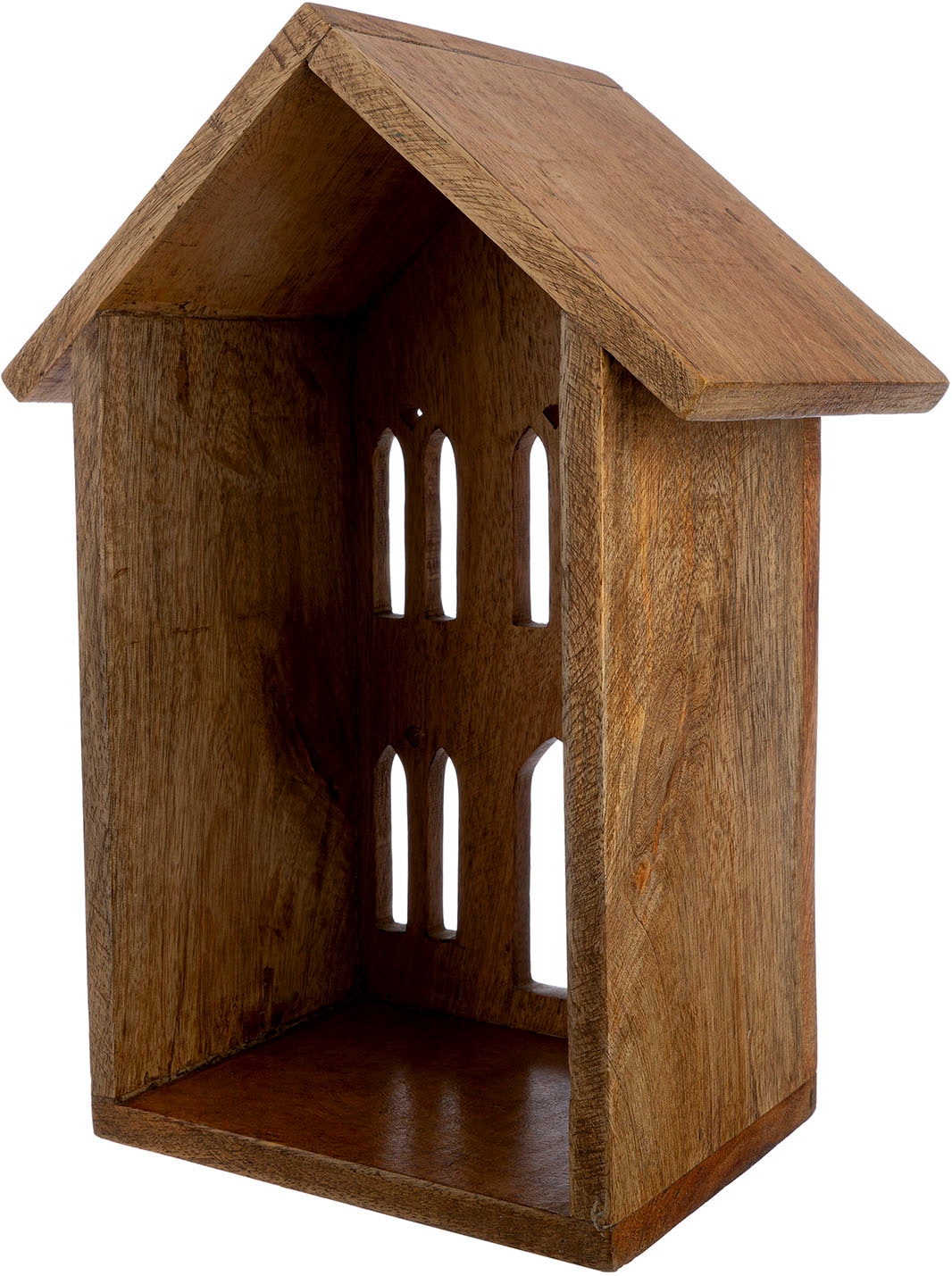 GILDE Dekoobjekt »Dekoobjekt Haus naturfarben H. 54 cm«