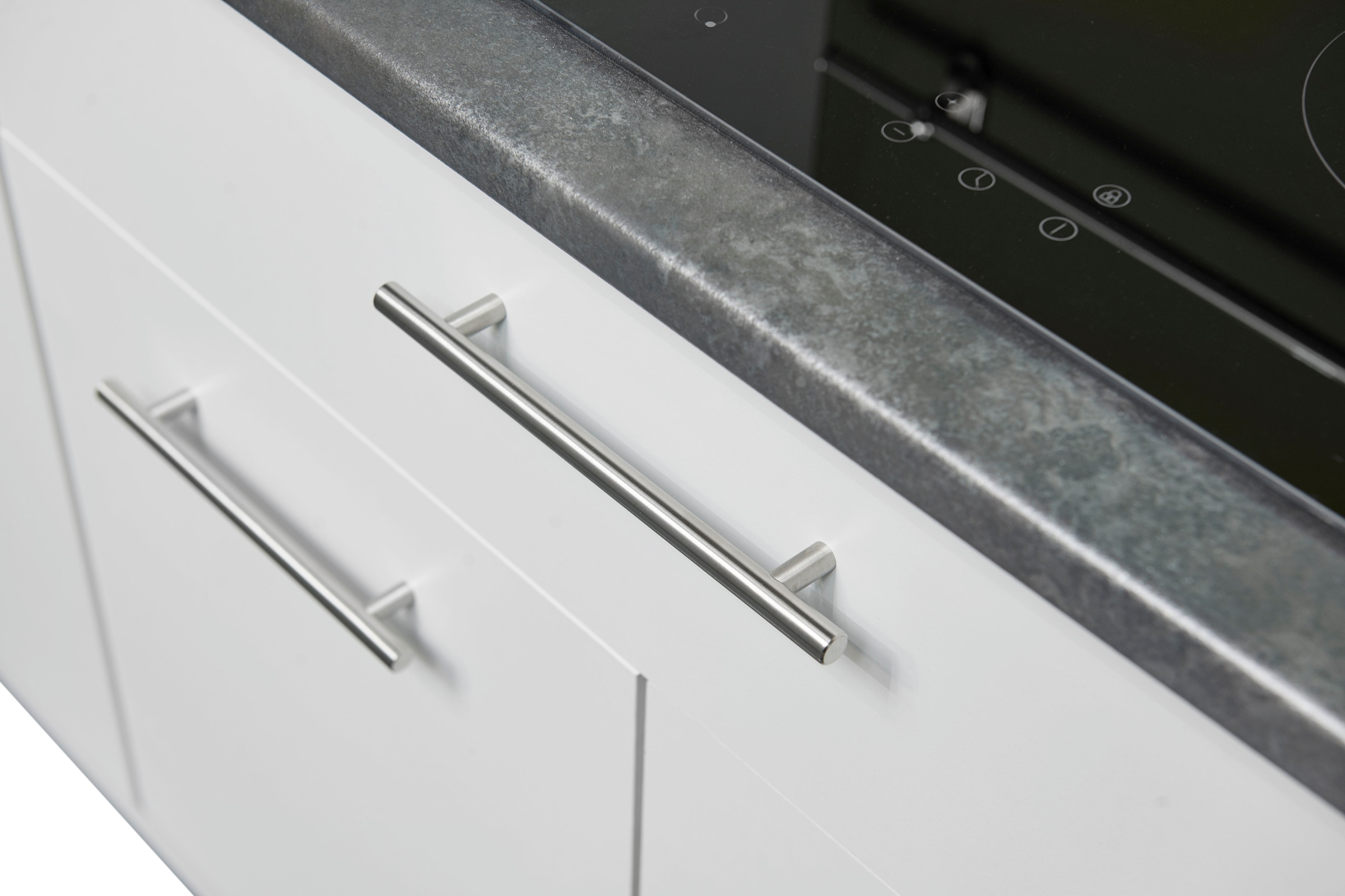 BASIC by Balculina Küchenzeile »Eddy«, Breite 260 cm, wahlweise mit mit E-Geräten