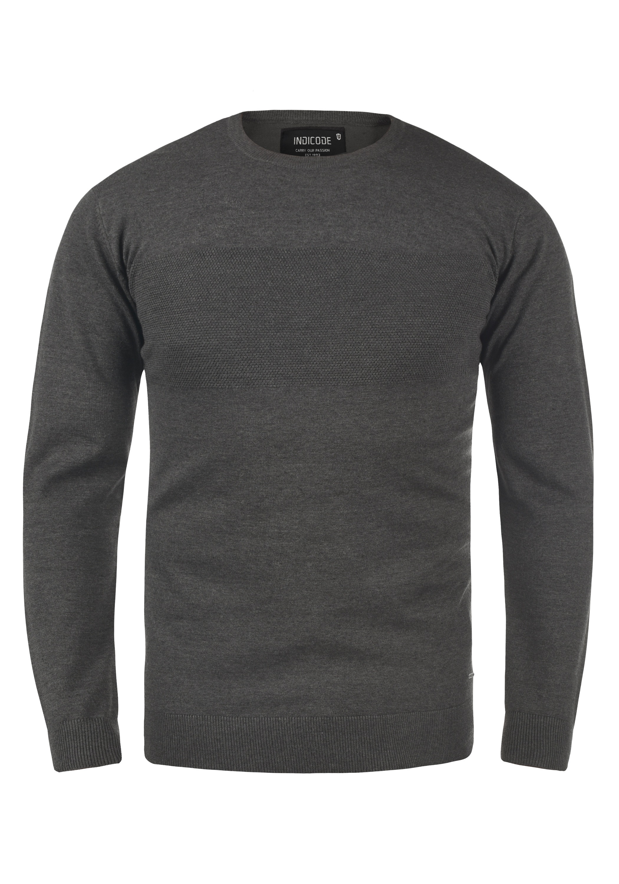 Indicode Strickfleece-Pullover »Strickpullover IDErnesto«