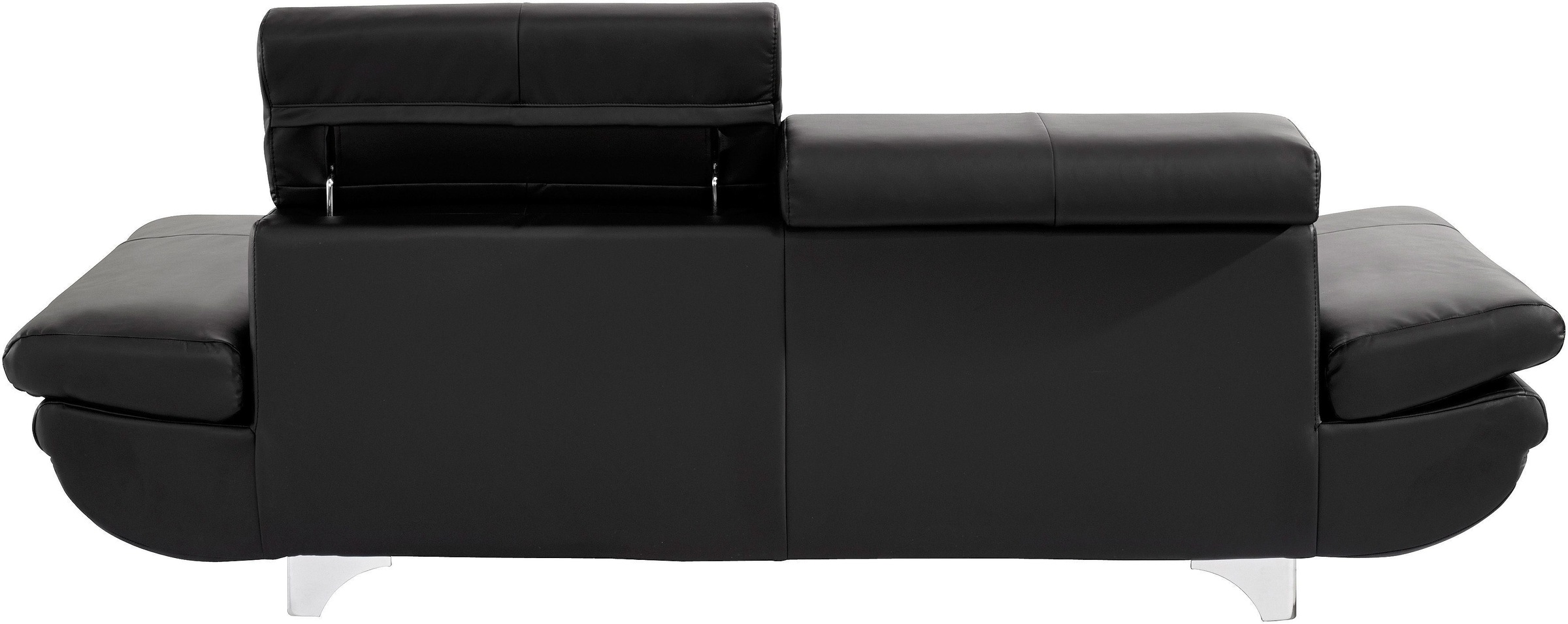 COTTA Polstergarnitur »Enterprise« Set,  Set bestehend aus: 2-Sitzer mit Kopfteilverstellung & Hocker