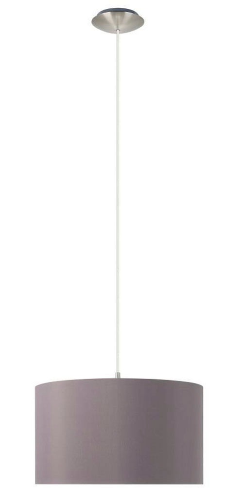 EGLO Pendelleuchte »MASERLO Hängelampe, cappuccino, gold, silber, Stoff, elegant, modern«, 1 flammig, Leuchtmittel E27 | ohne Leuchtmittel, Pendelleuchte, Pendellampe, Wohnzimmer, Esszimmer, gemütlich, 110x38cm