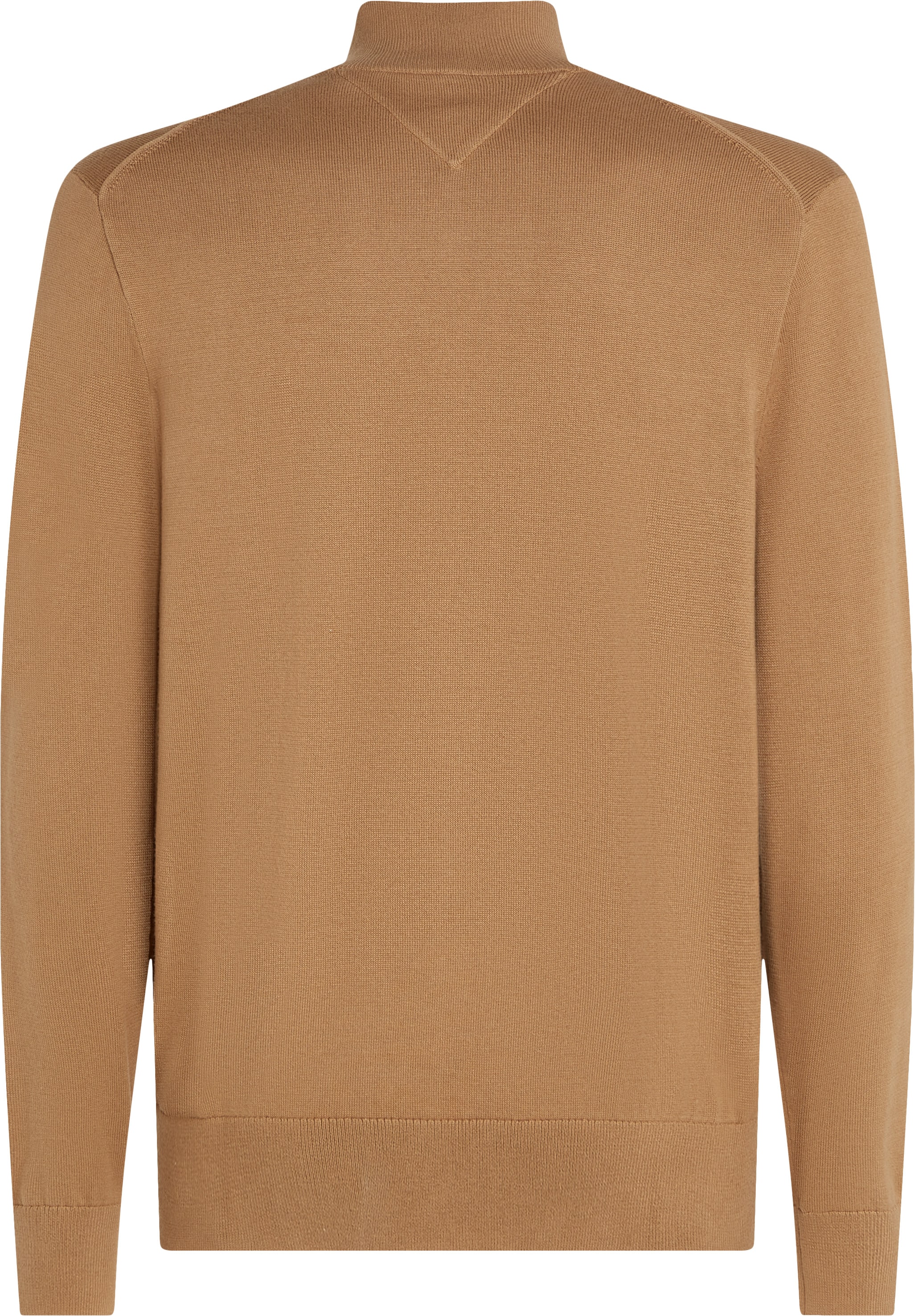 Tommy Hilfiger Strickjacke »ESSENTIAL COTTON ZIP THRU«, mit Logostickerei