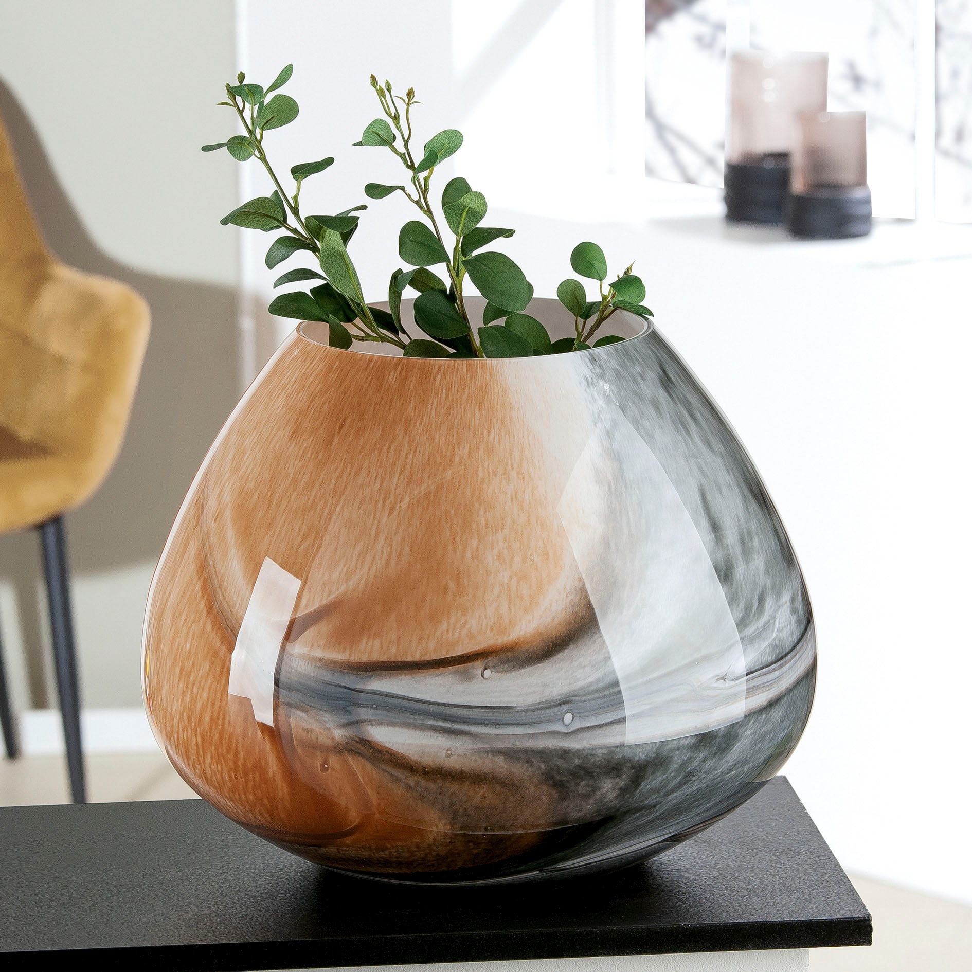 30 »Draga, aus Blumenvase (1 St.), dekorative OTTO cm«, bei ca. Höhe Tischvase GILDE Glas, Vase online