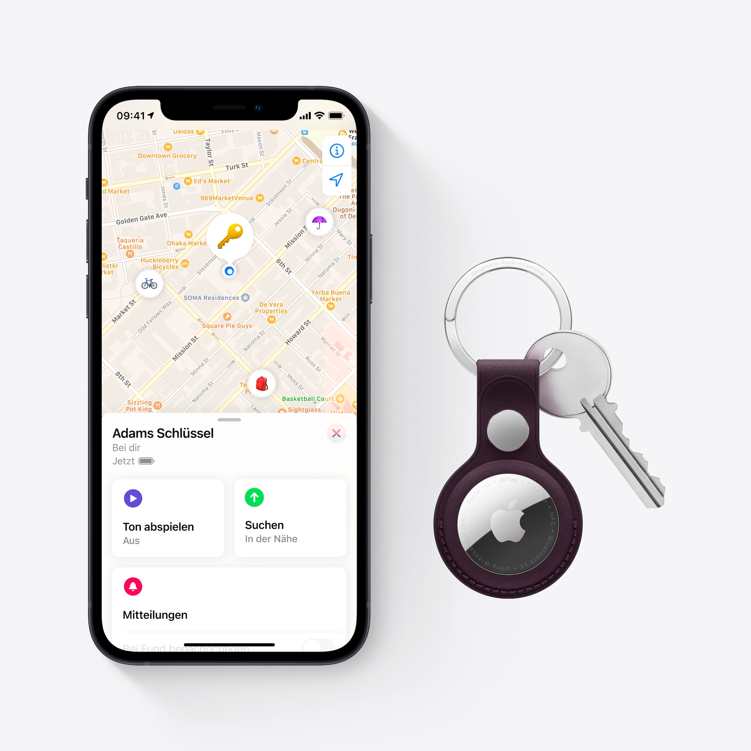 Apple GPS-Ortungsgerät »AirTag 4 Pack«, (Set, 4 St.)