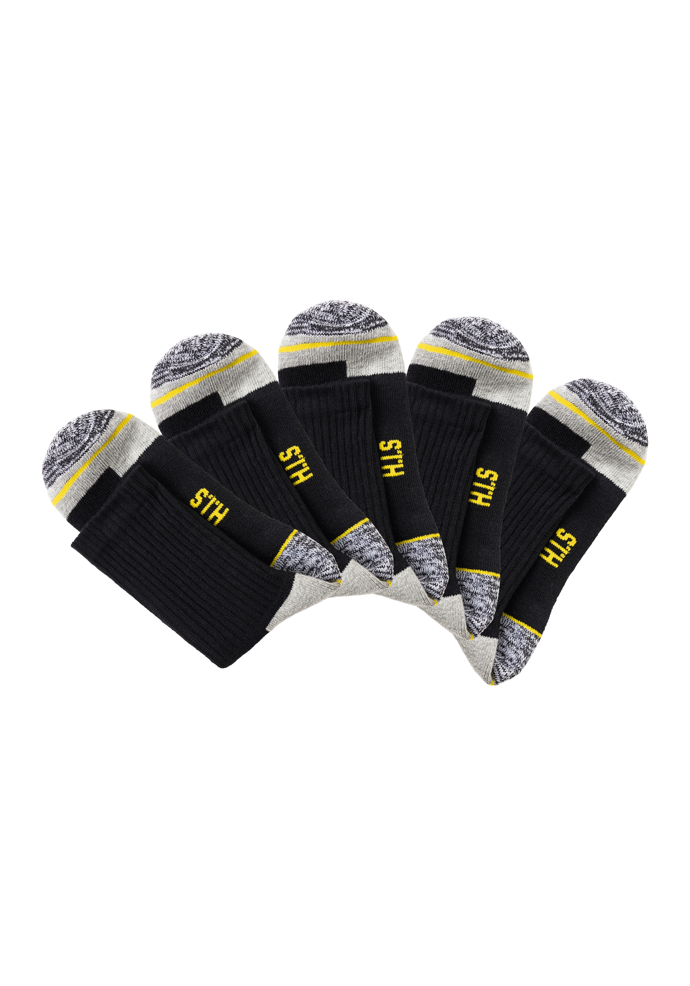 H.I.S Arbeitssocken Packung, 5 Paar tlg. mit Vollfrottee