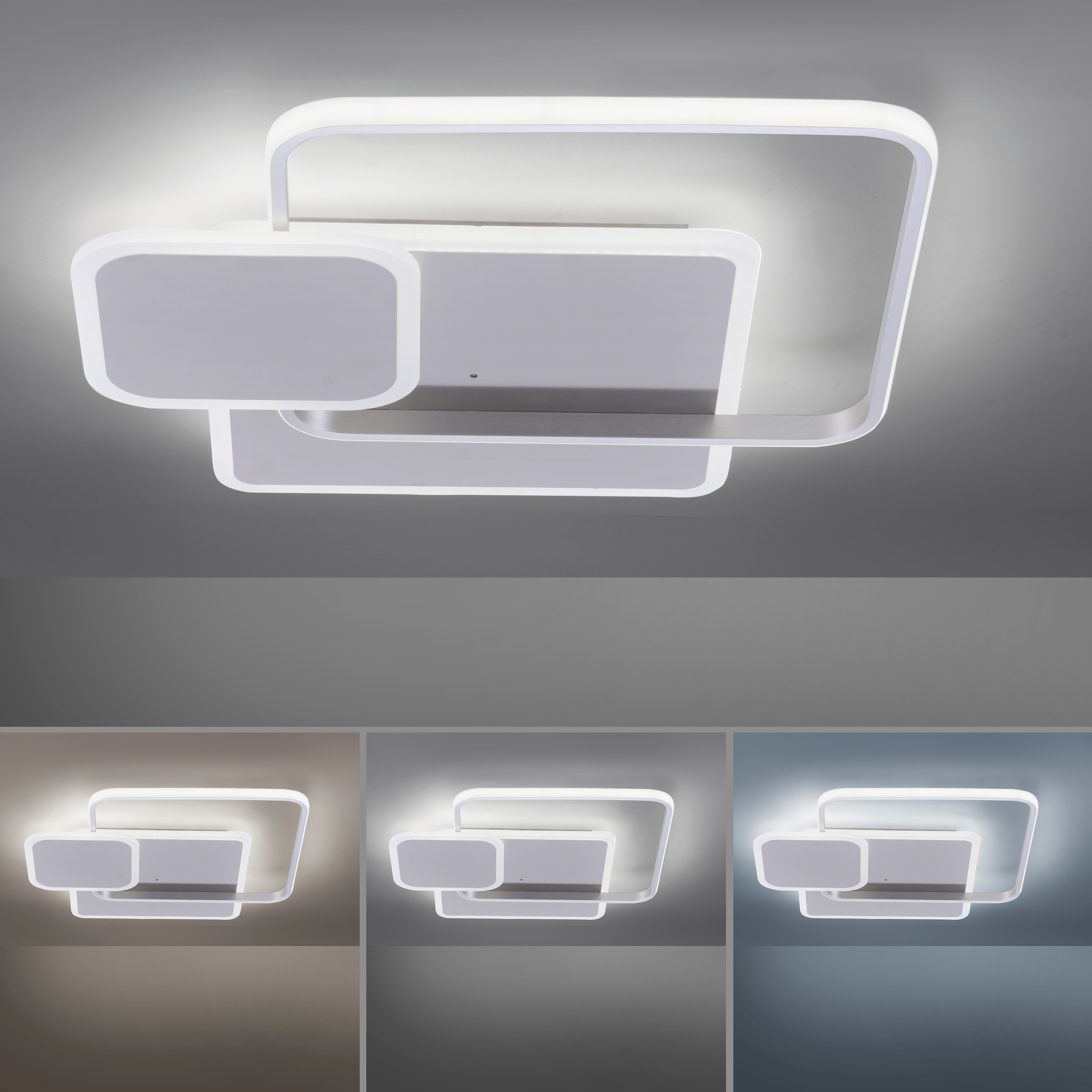 Paul Neuhaus LED Deckenleuchte »EMILIO«, 1 flammig, Leuchtmittel LED-Board | LED fest integriert, Fernbedienung, Infrarot inkl.