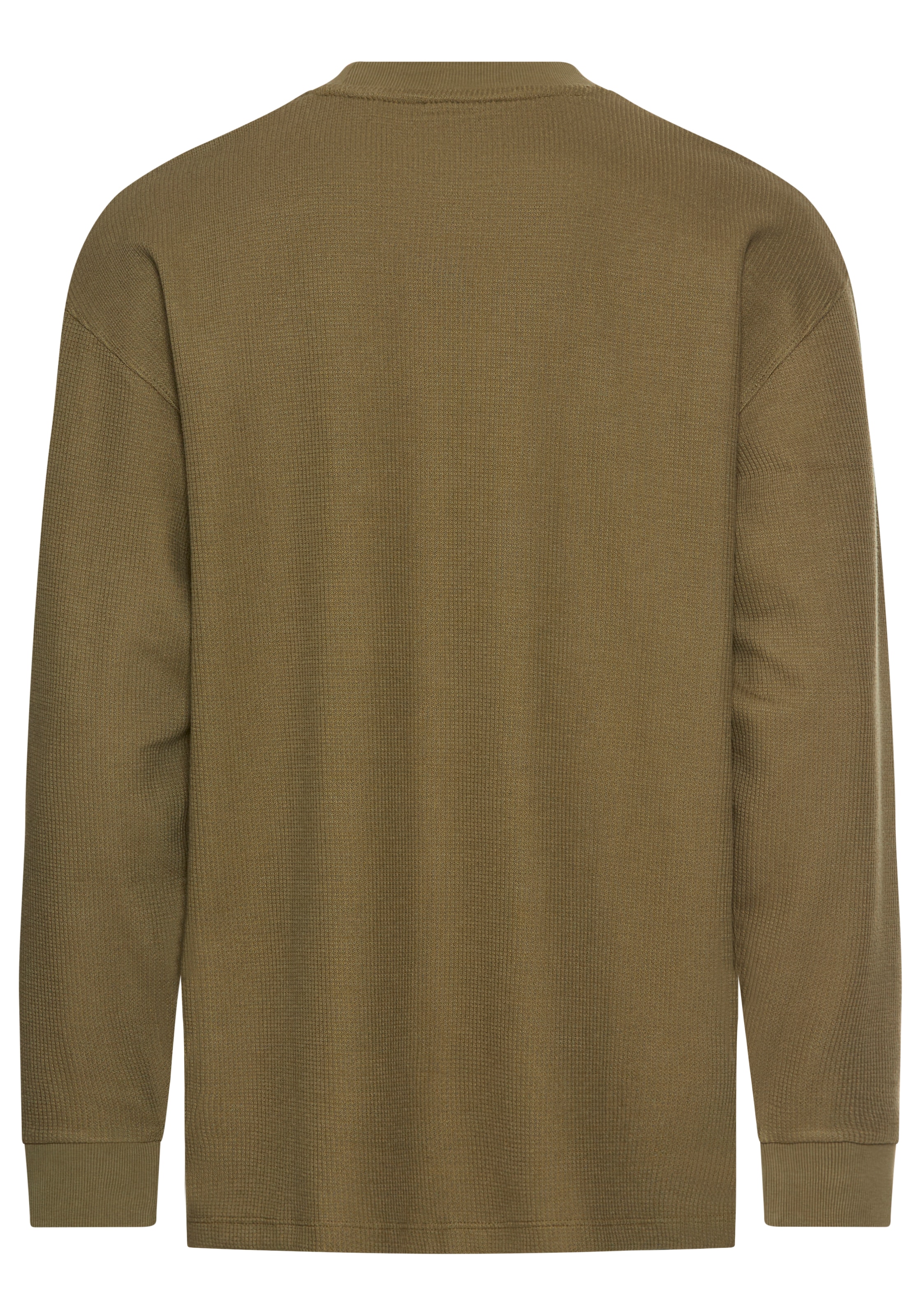 HUGO Blue Langarmshirt »Nuwolo«, mit Logo-Badge