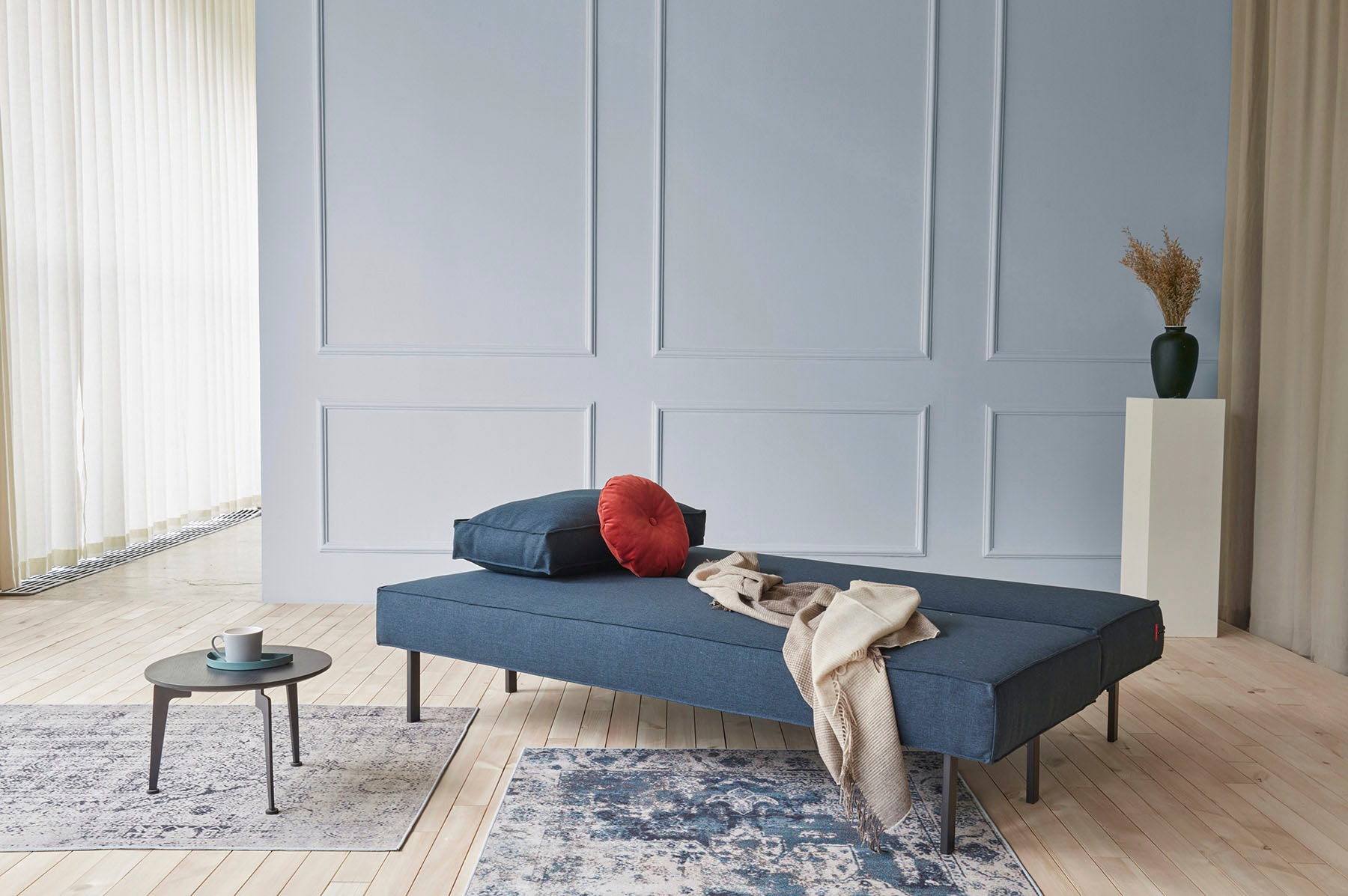 INNOVATION LIVING ™ 3-Sitzer »Sly, Schlafsofa, Dauerschlaffunktion, bequem und komfortabel«, Federkernmatratze; leichtgängiger Auszugmechanismus