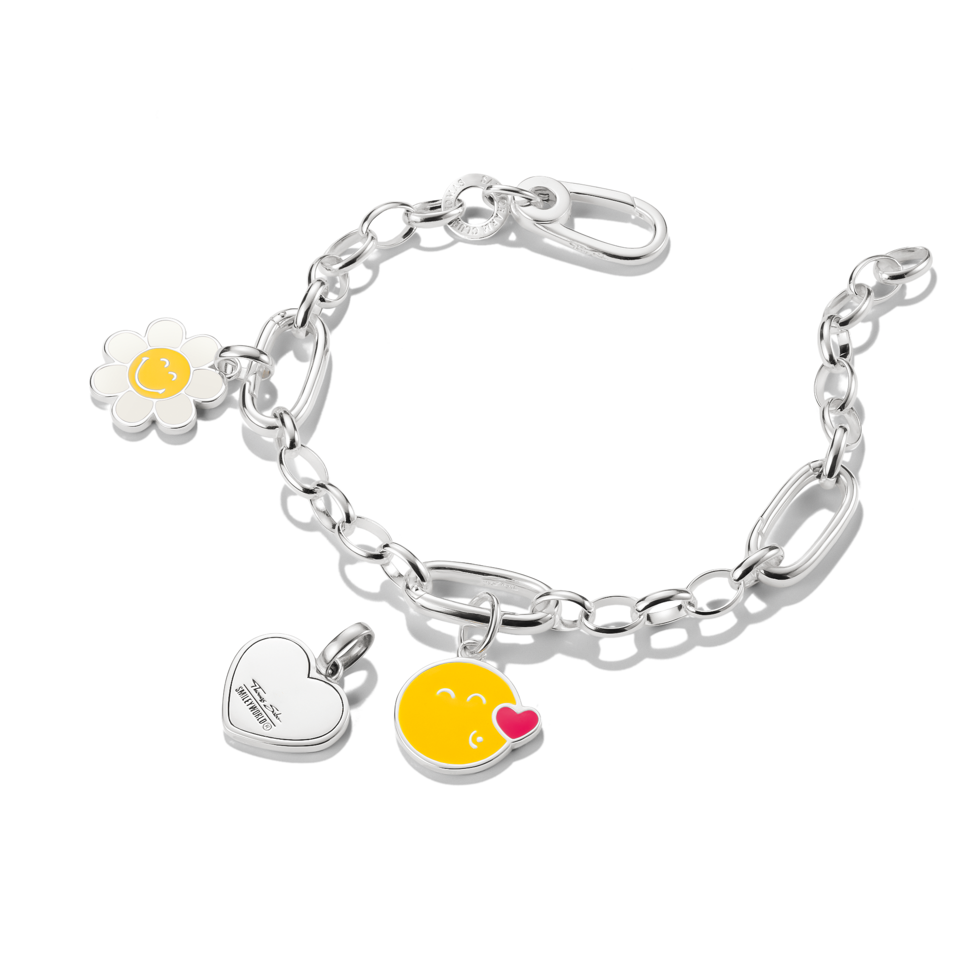 THOMAS SABO Charm-Einhänger »SMILEYWORLD® Heart Charm - Connect«