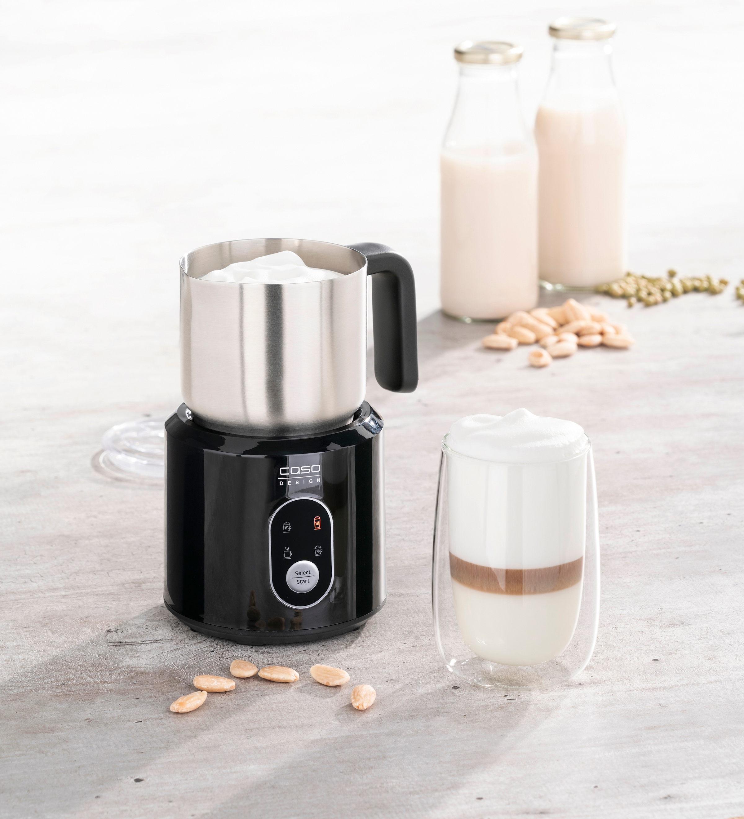Caso Milchaufschäumer »1665 Crema & Choco Black« 500 W