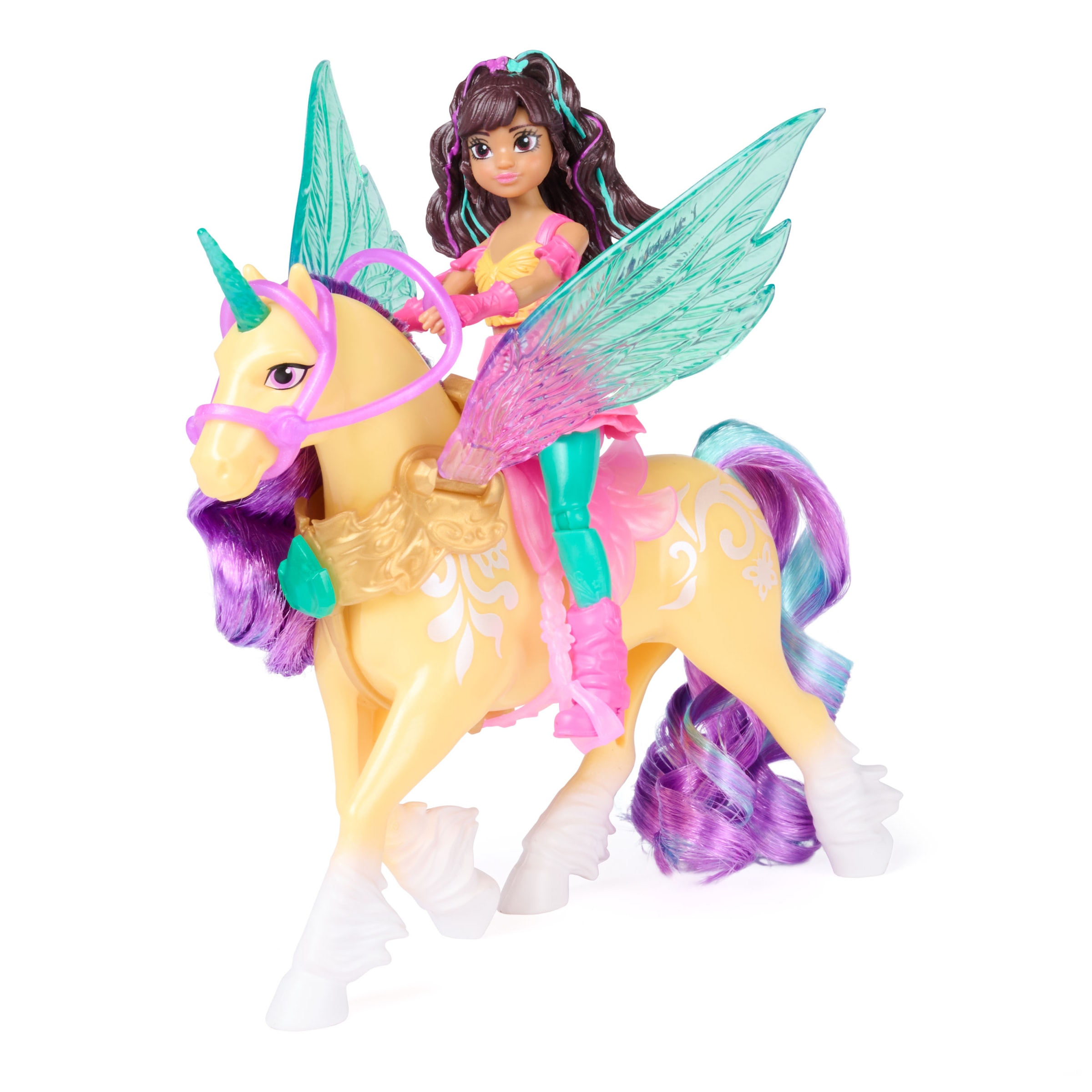 Spin Master Anziehpuppe »Unicorn Academy - Wing Magic Ava und Leaf  Spielset«