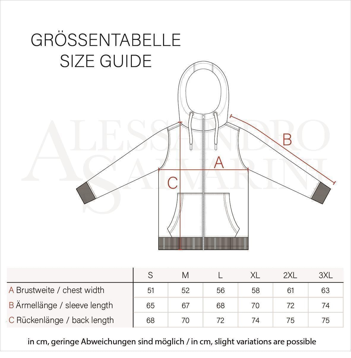 Alessandro Salvarini Sweatjacke »Alessandro Salvarini Herren Swetjacke AS314«
