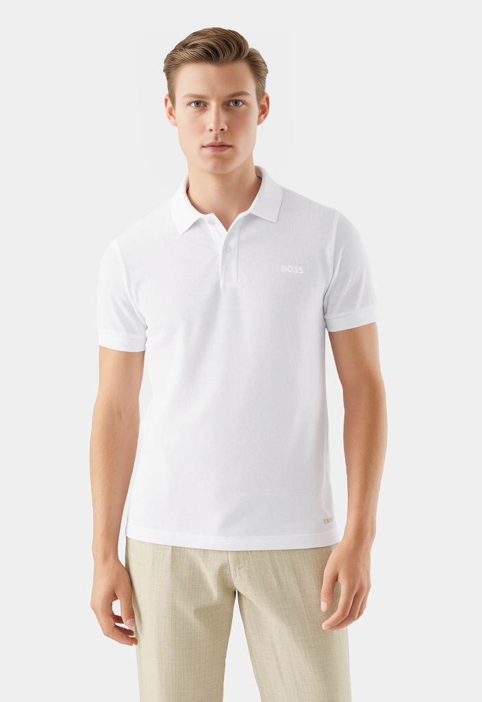 BOSS GREEN Poloshirt »Pio« mit Knöpfen, regular fit, toniges Logo