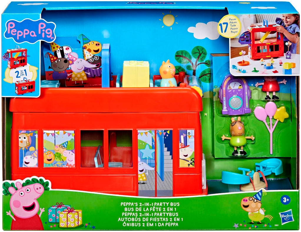 Hasbro Spielwelt »Peppa Pig, Peppas 2-in-1 Partybus«