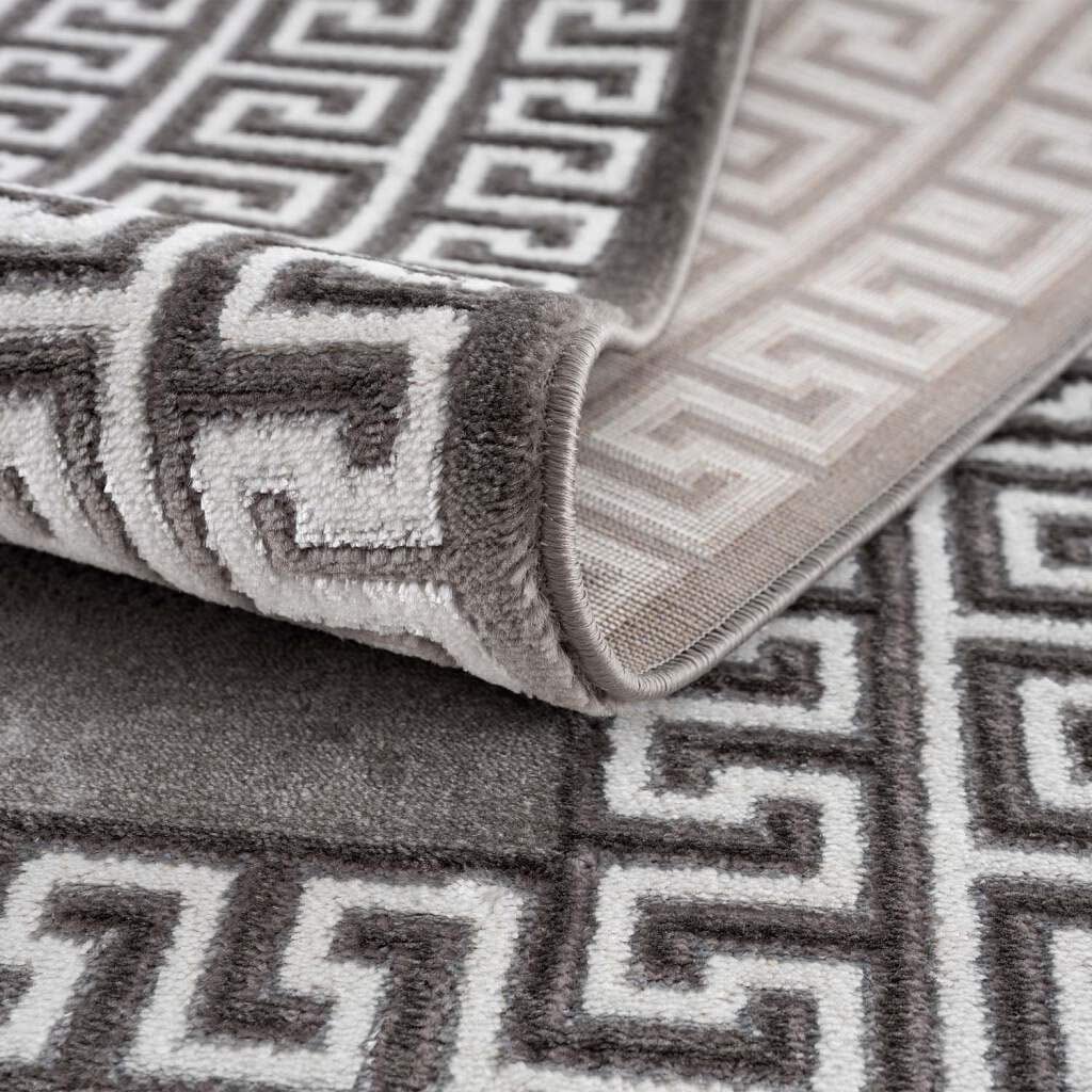 Carpet City Teppich »Chic«, rechteckig, 11 mm Höhe, Kurzflor, Bordüre, Weicher Flor, ideal für Wohnzimmer & Schlafzimmer