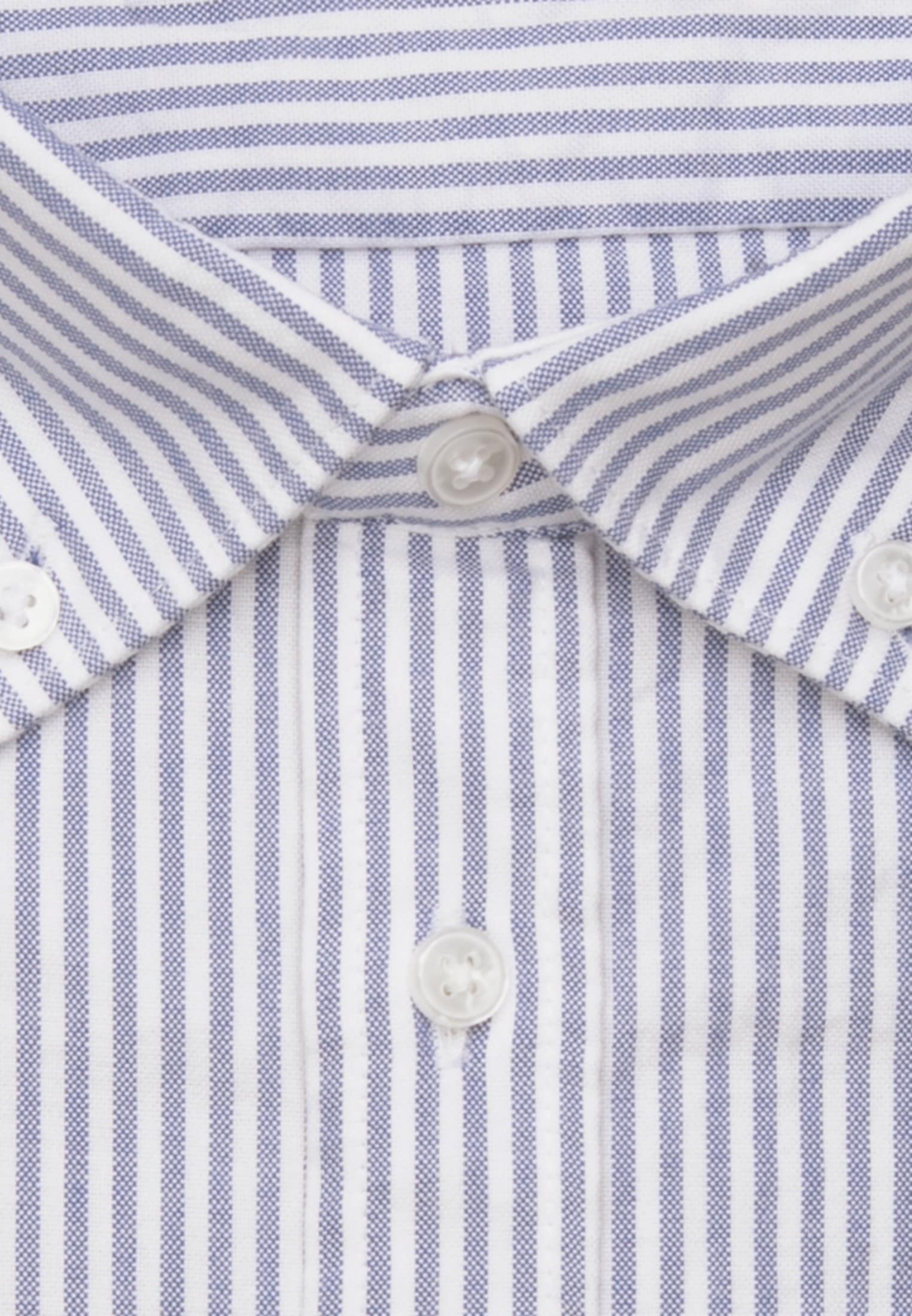 seidensticker Businesshemd »Slim«, Slim Langarm Button-Down-Kragen Streifen