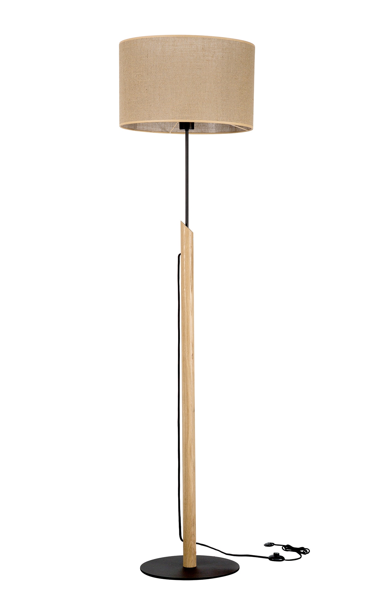 BRITOP LIGHTING Stehlampe »COLETTE«, 1 flammig-flammig, Aus edlem Eichenholz und... kaufen