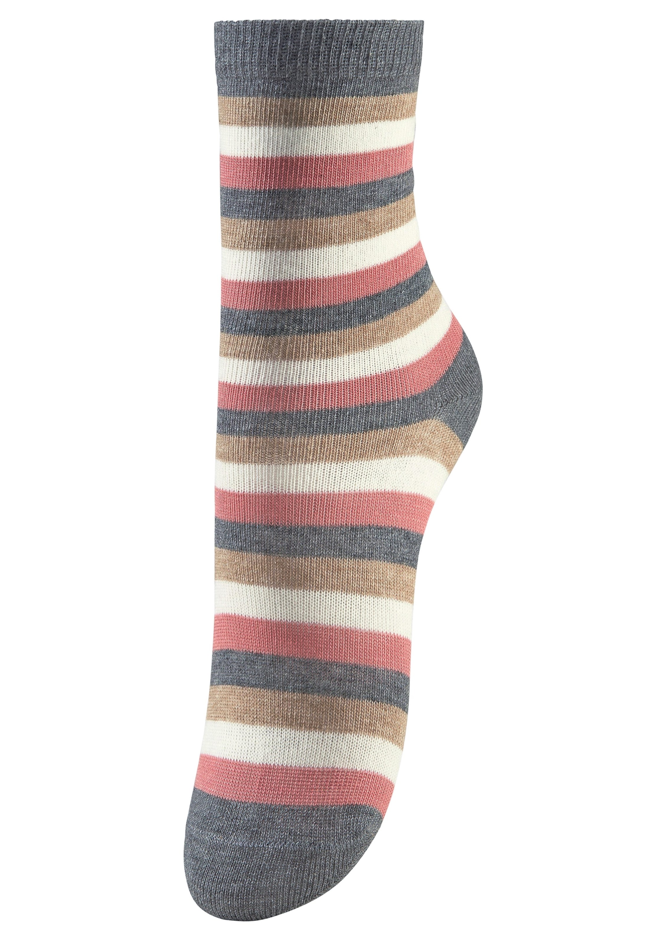 Socken, (Packung, 5 Paar), in 5 verschiedenen Designs