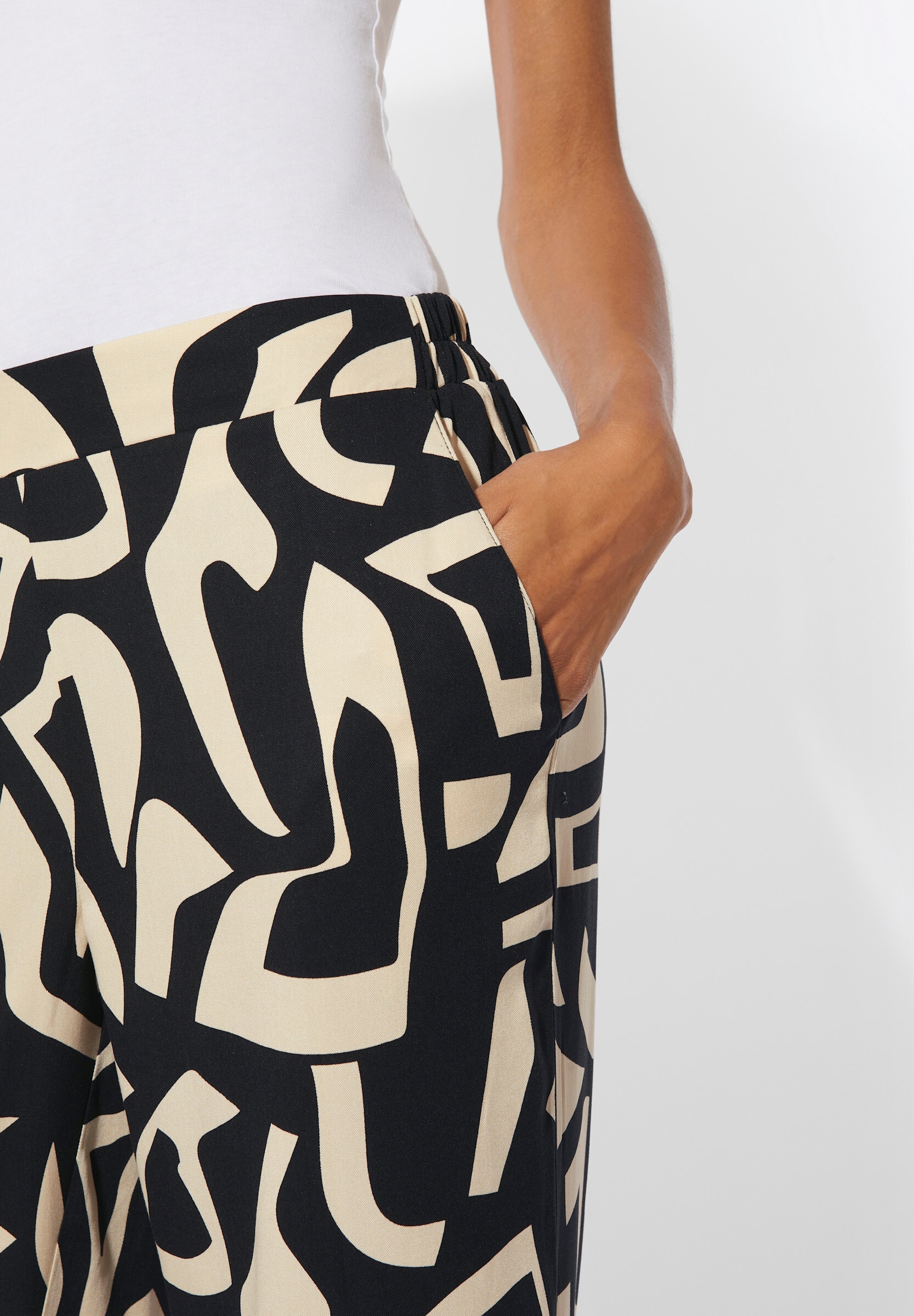 creation L Schlupfhose »Druckhose Schlupfhose mit seitlichen Taschen«