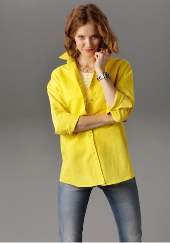 Aniston CASUAL Hemdbluse, mit Leinen kaufen