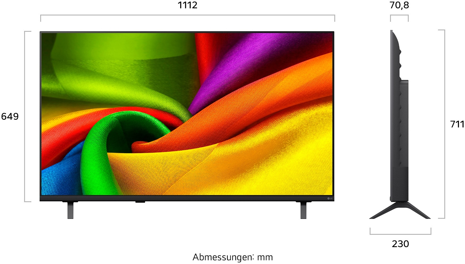 LG DLED-Fernseher »50NU850B6LA« 126 cm/50 ″ Smart-TV