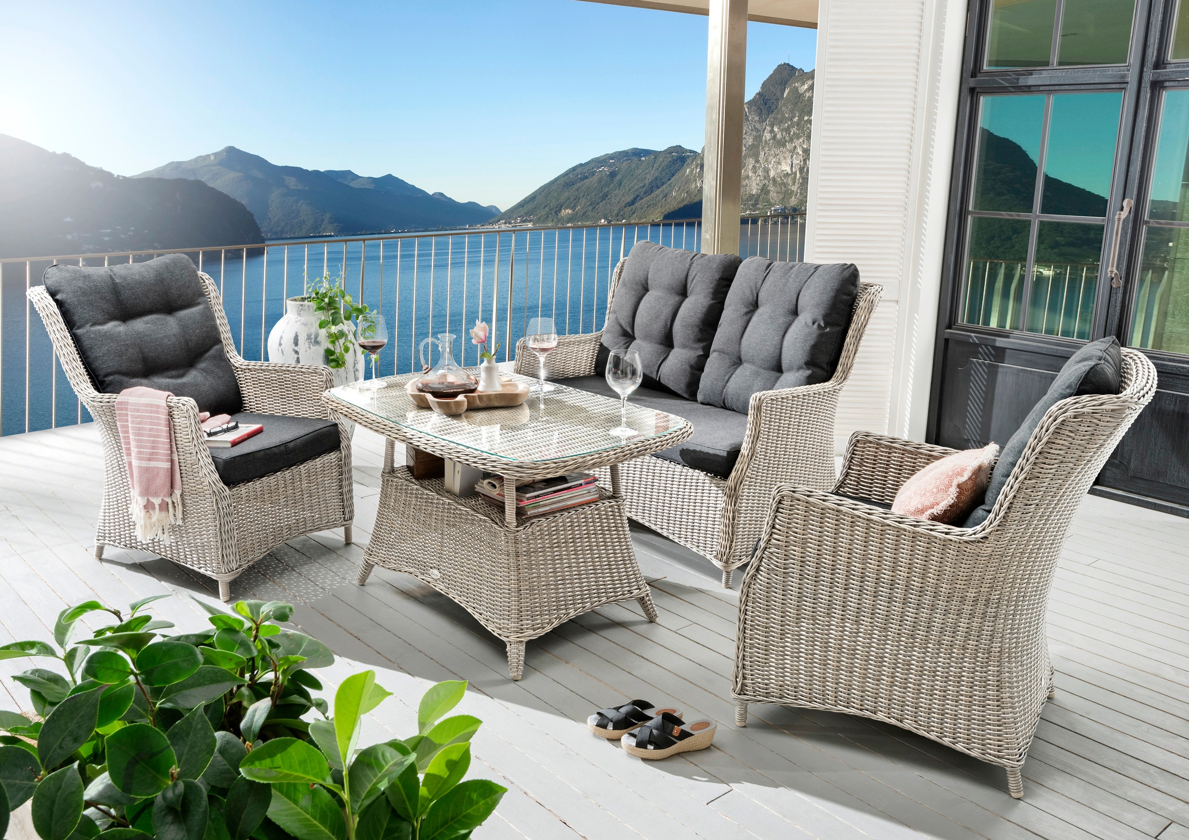 Destiny Garten-Essgruppe »Dining-Lounge CASA«