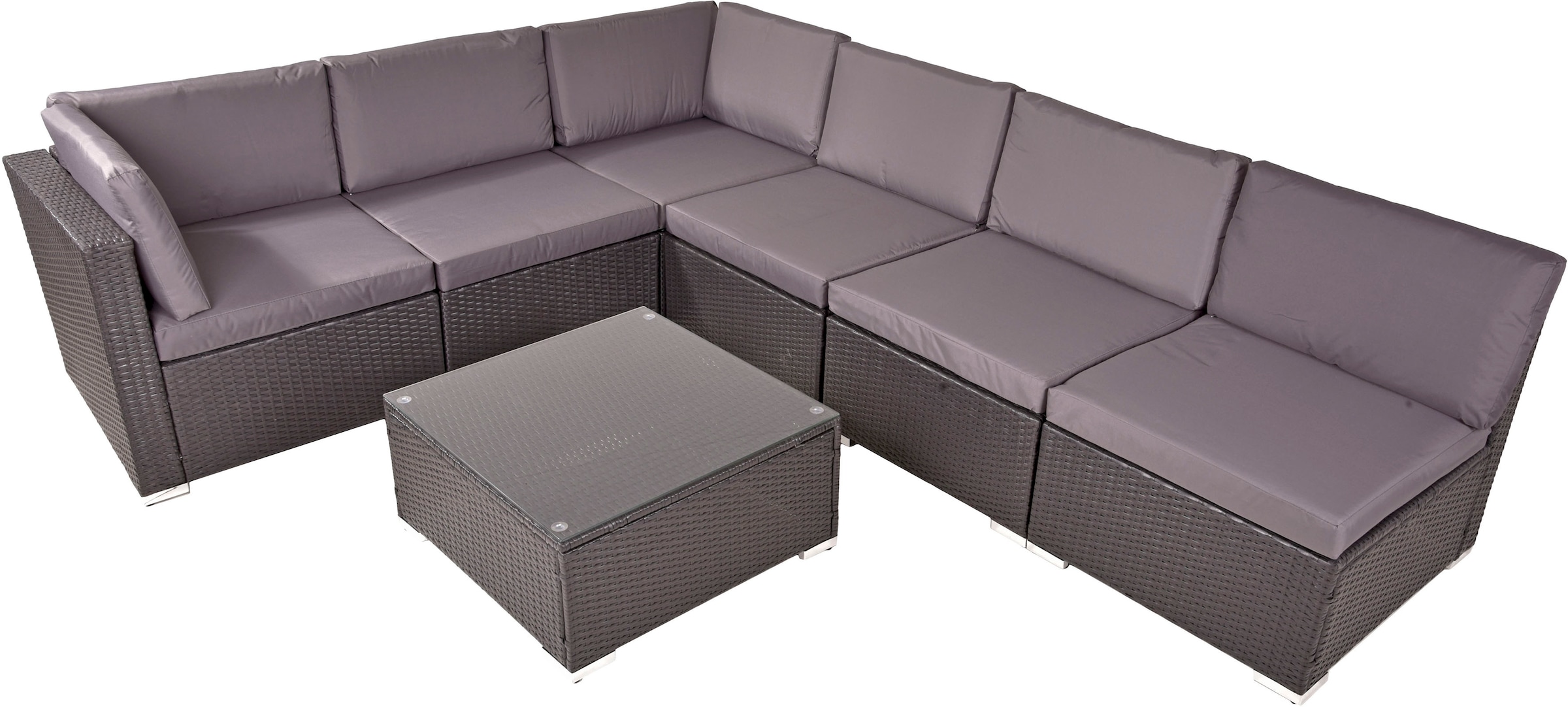 Garden Pleasure Gartenlounge-Set »SANSIBAR«, (7 tlg.)