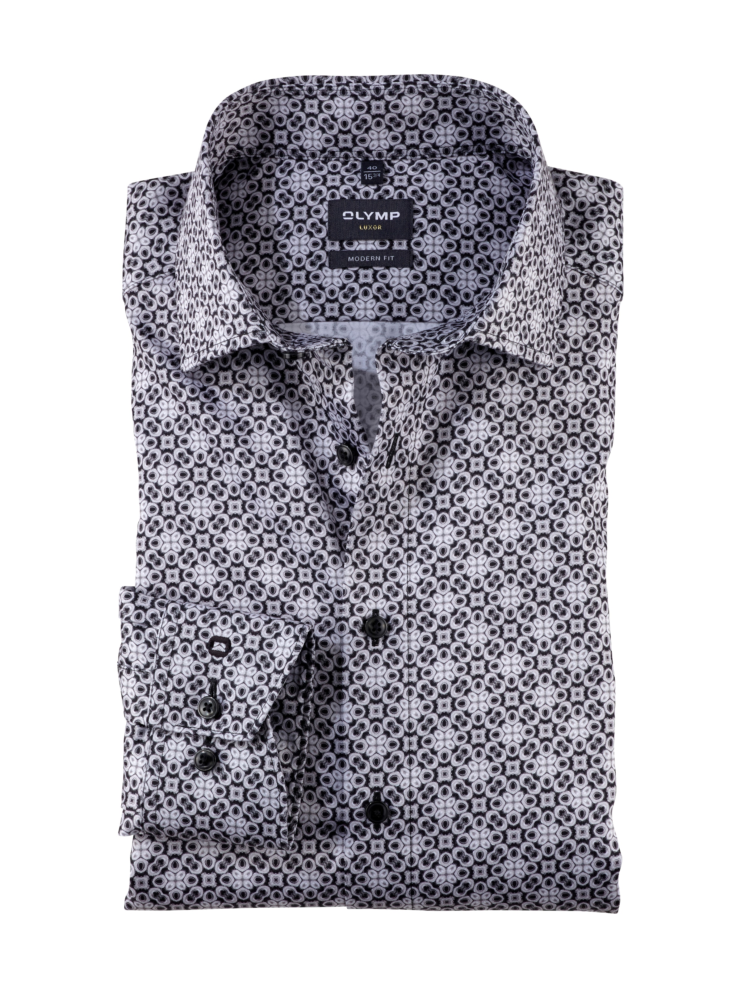 OLYMP Businesshemd »Luxor modern fit« mit modischem Muster