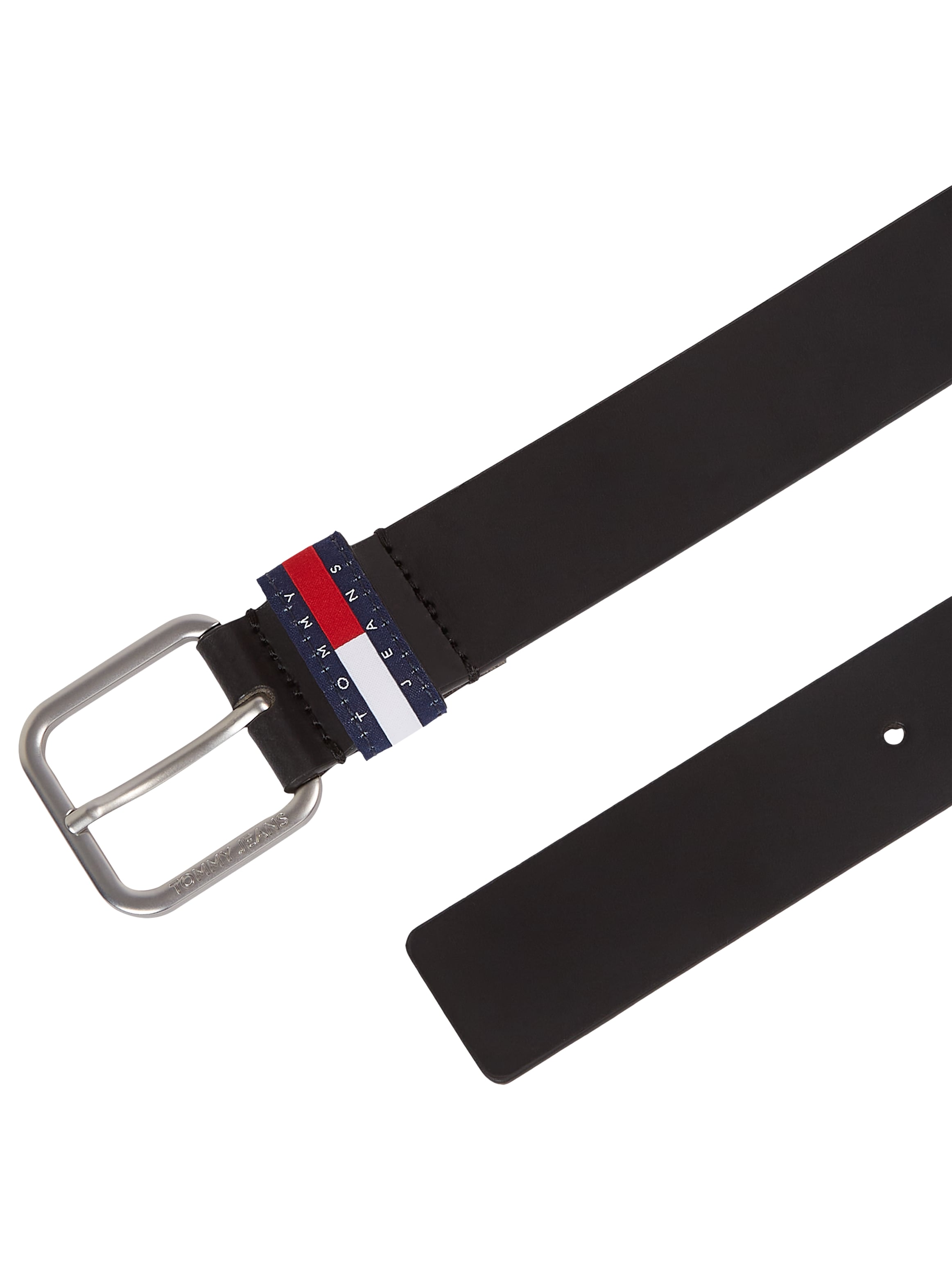 Tommy Jeans Ledergürtel »TJM RYAN 3.5«, Schlaufe mit Tommy Jeans-Badge