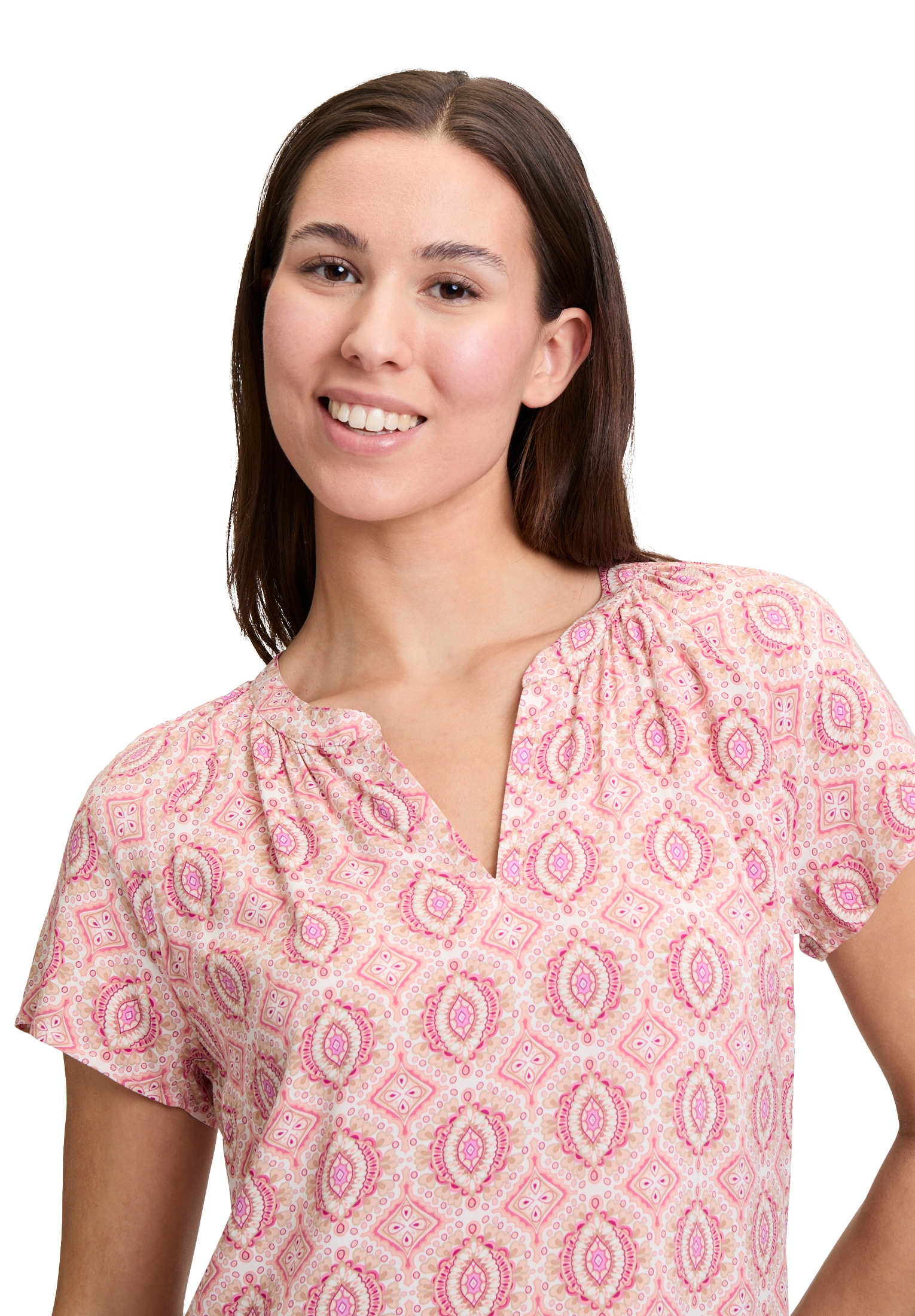 Cartoon Klassische Bluse »Blusenshirt mit Rüschen«