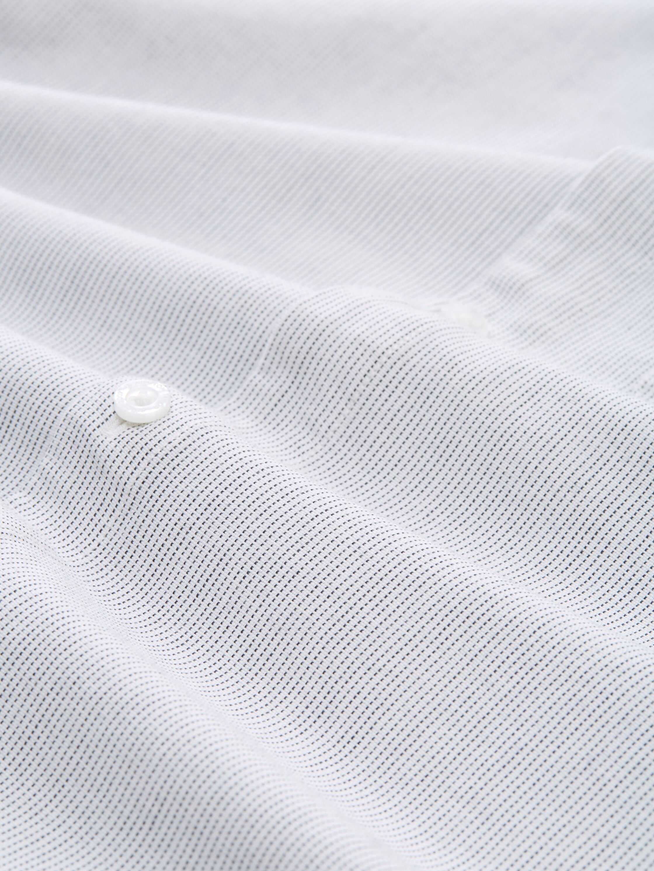 TOM TAILOR Denim Langarmhemd gestreift, mit Button-down-Kragen