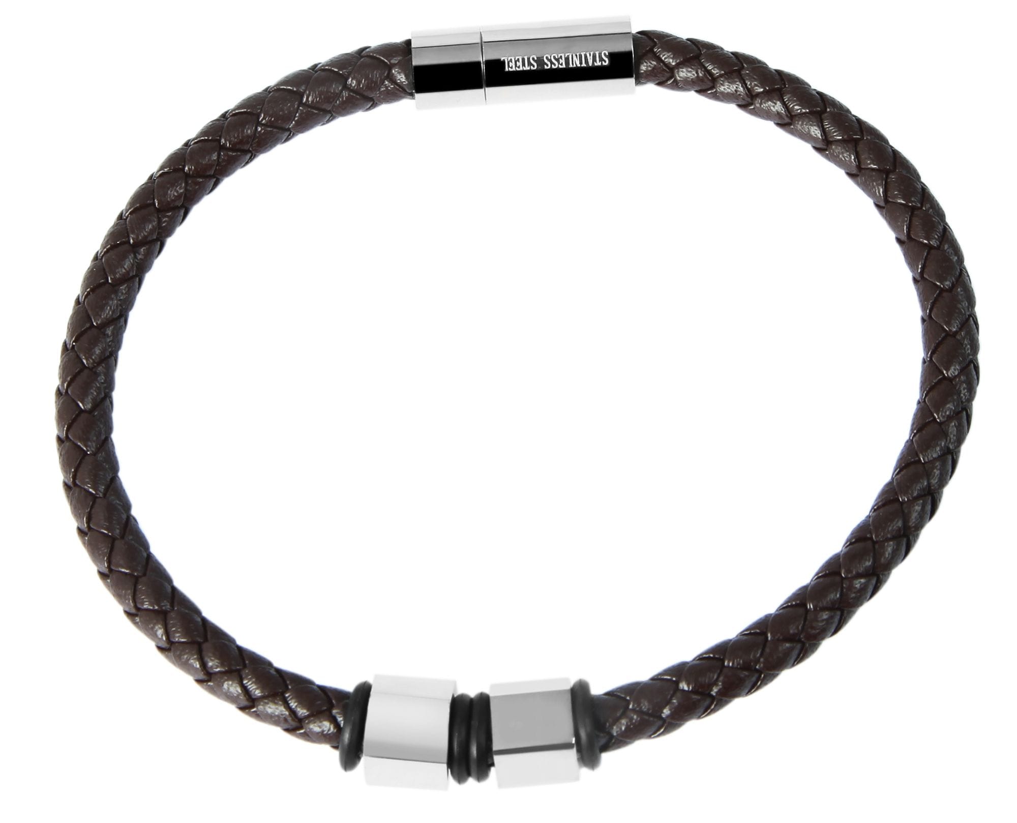 Adelia´s Lederarmband »Unisex Armband ¿ Lederarmband aus Leder 21,5 cm«