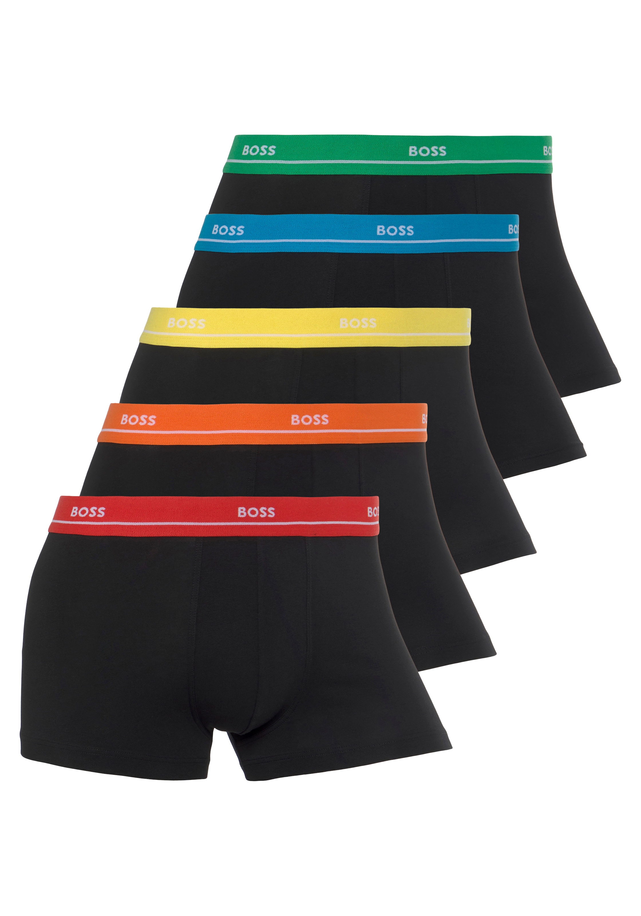 Boxershorts, (Packung, 5 St., 5er-Pack), mit Logoschriftzug