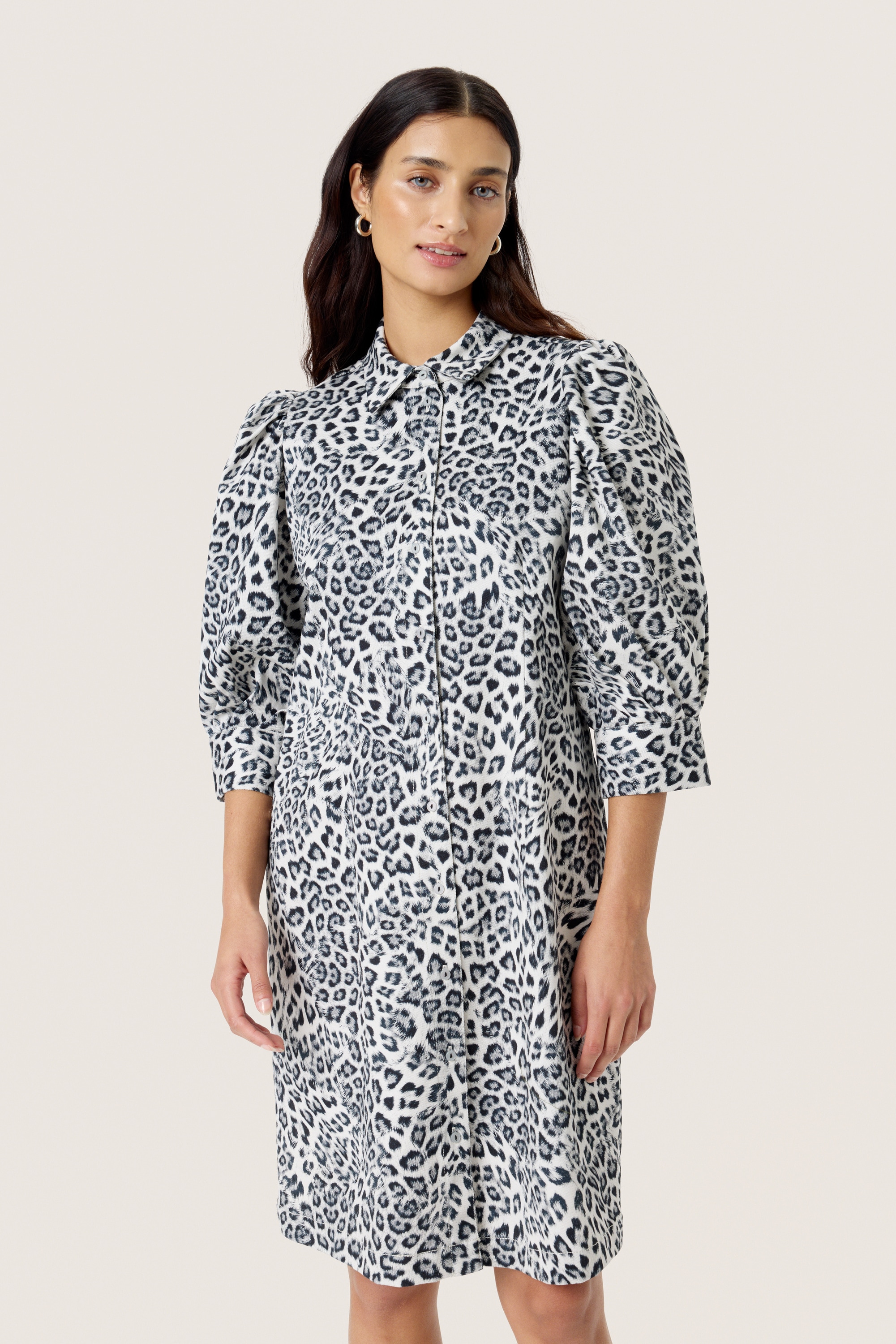 SOAKED IN LUXURY Midikleid »Damen Kleid SLSandja«