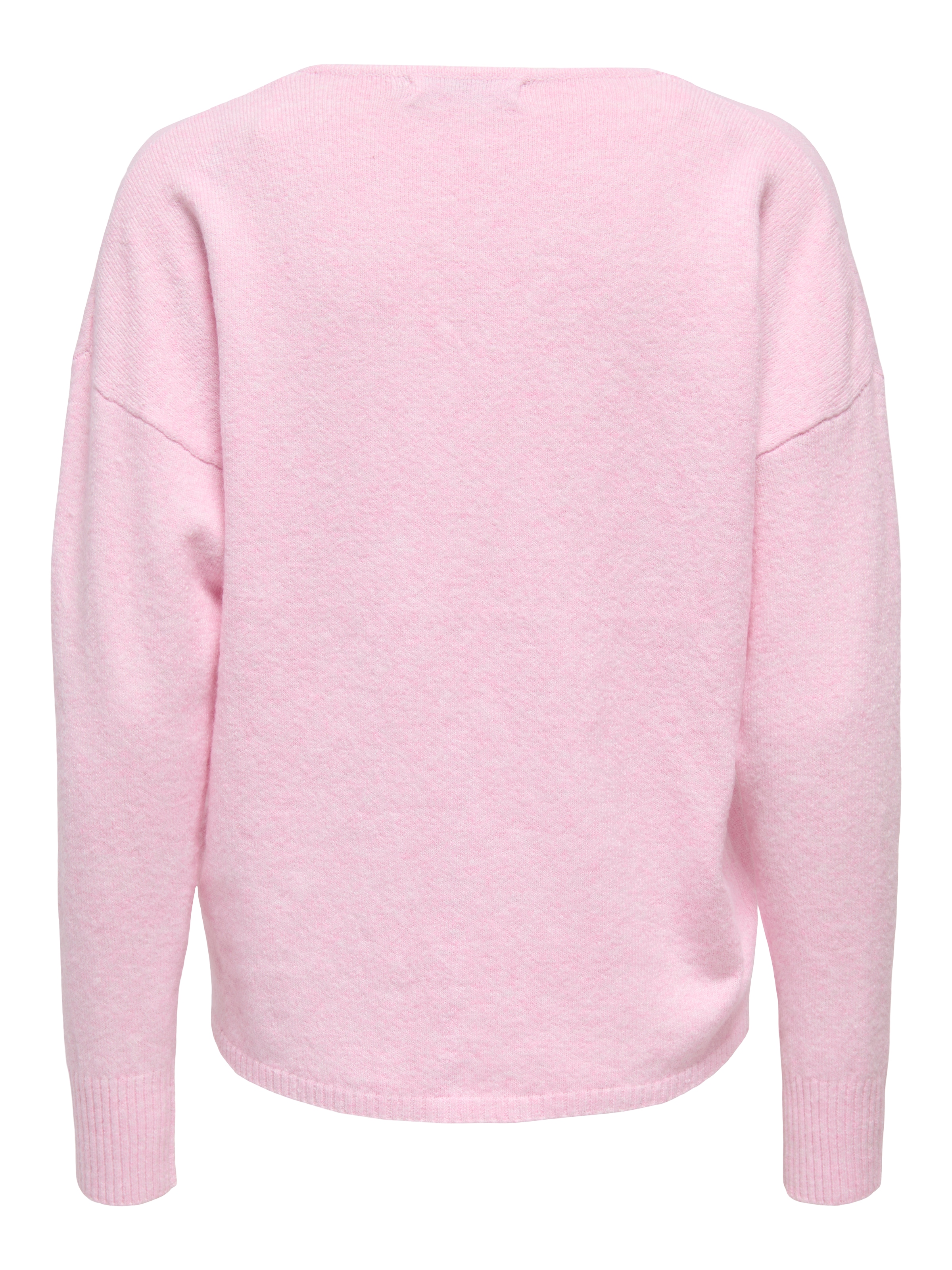 ONLY V-Ausschnitt-Pullover »ONLRICA LIFE L/S V-NECK PULLO KNT NOOS« Materialmix, regular fit
